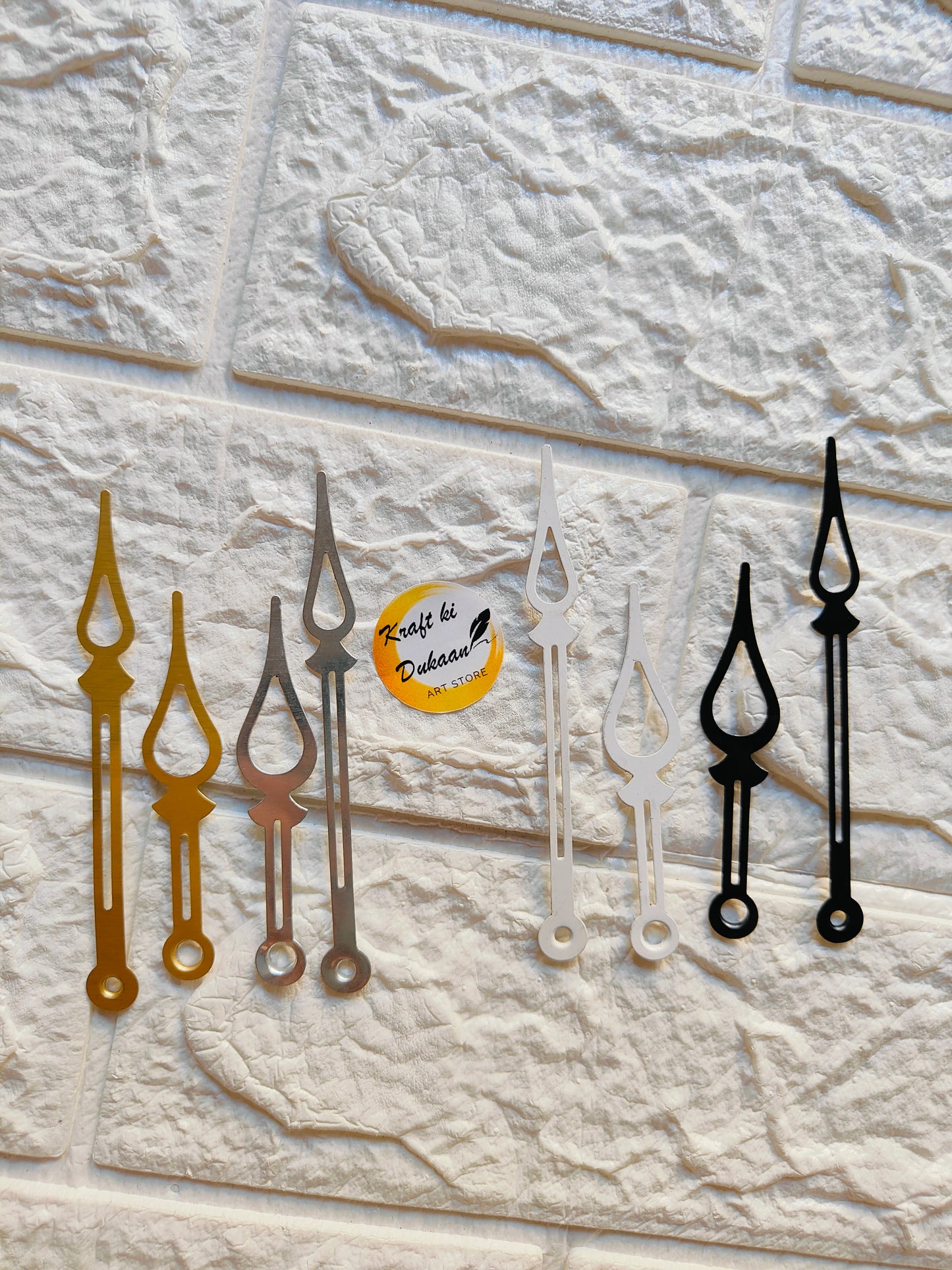 Clock Hands Metal A15 - Kraft ki Dukaan
