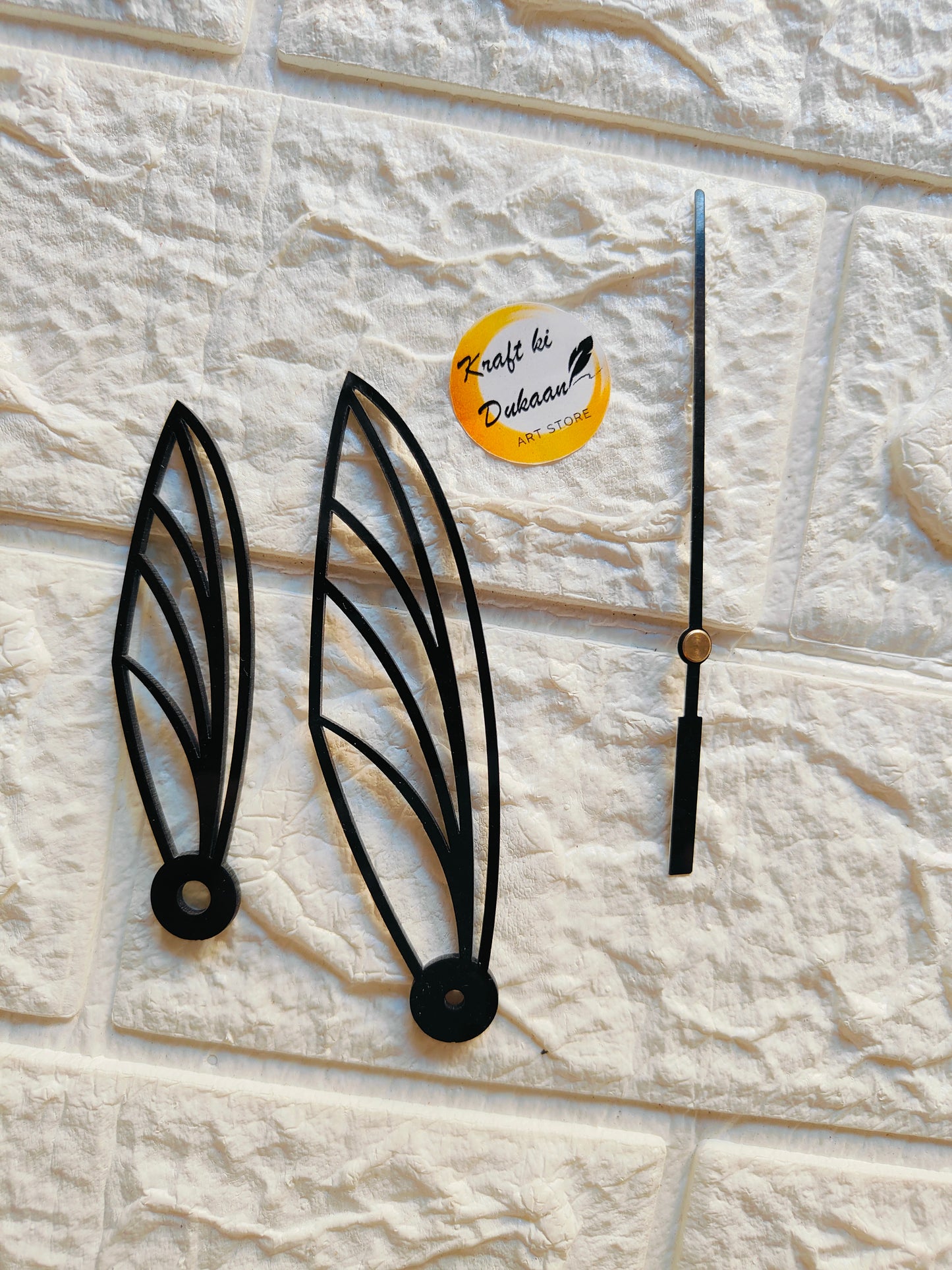 Acrylic Butterfly Clock Hands - A3 - Kraft ki Dukaan