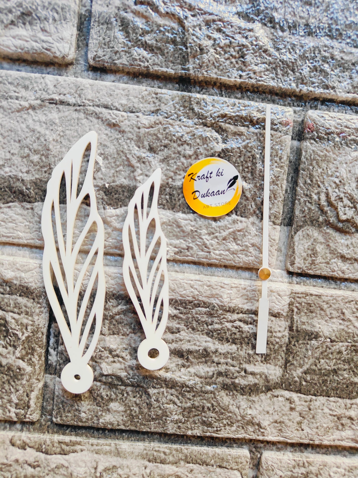 Acrylic Butterfly Clock Hands - A1 - Kraft ki Dukaan