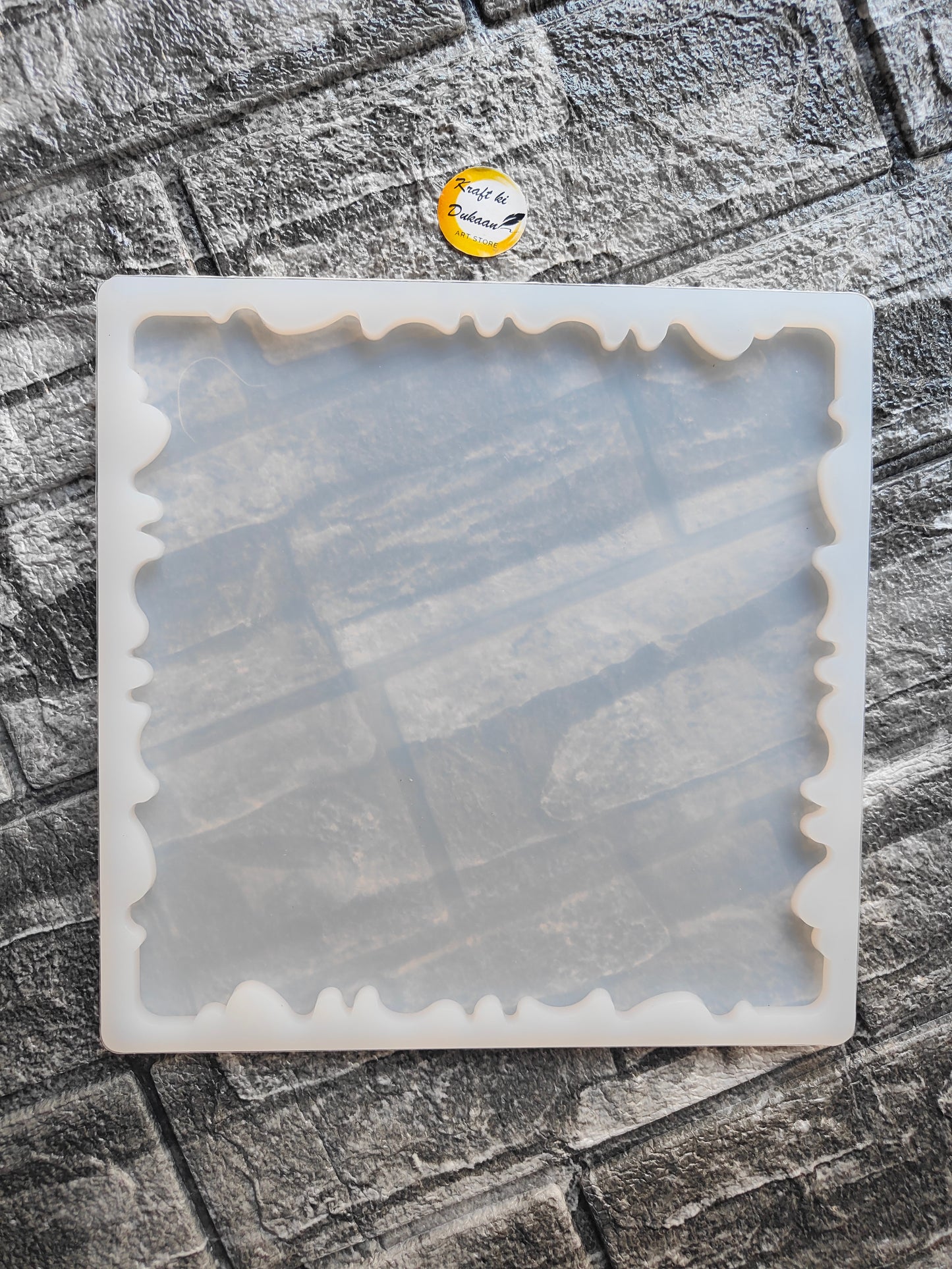 8 inch agate mold made of durable silicone for crafting unique resin projects