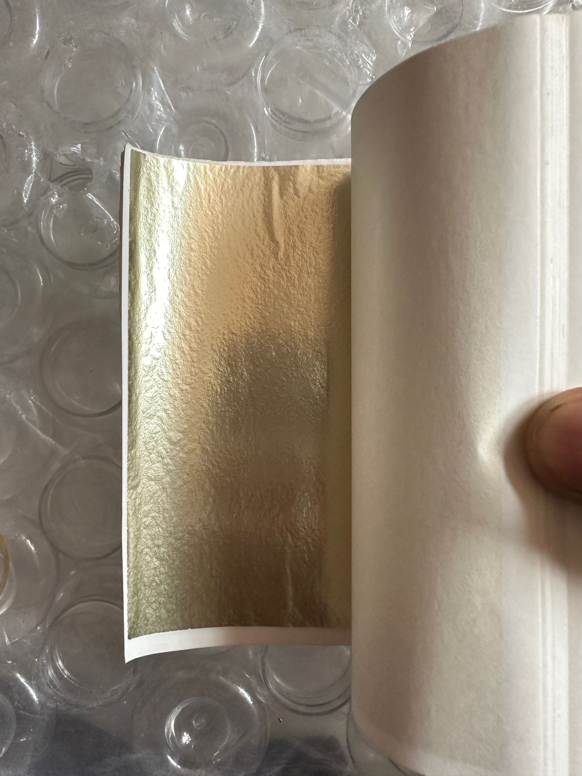 Metallic Foil Flakes Sheet A2 - Kraft ki Dukaan