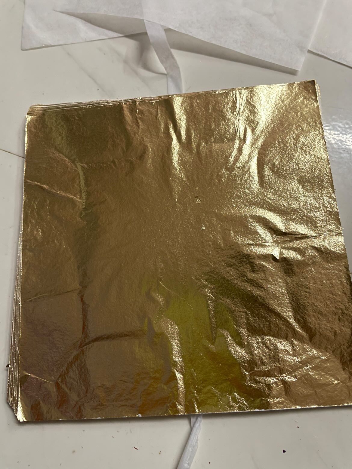 Metallic Foil Flakes Sheet A3 - Kraft ki Dukaan