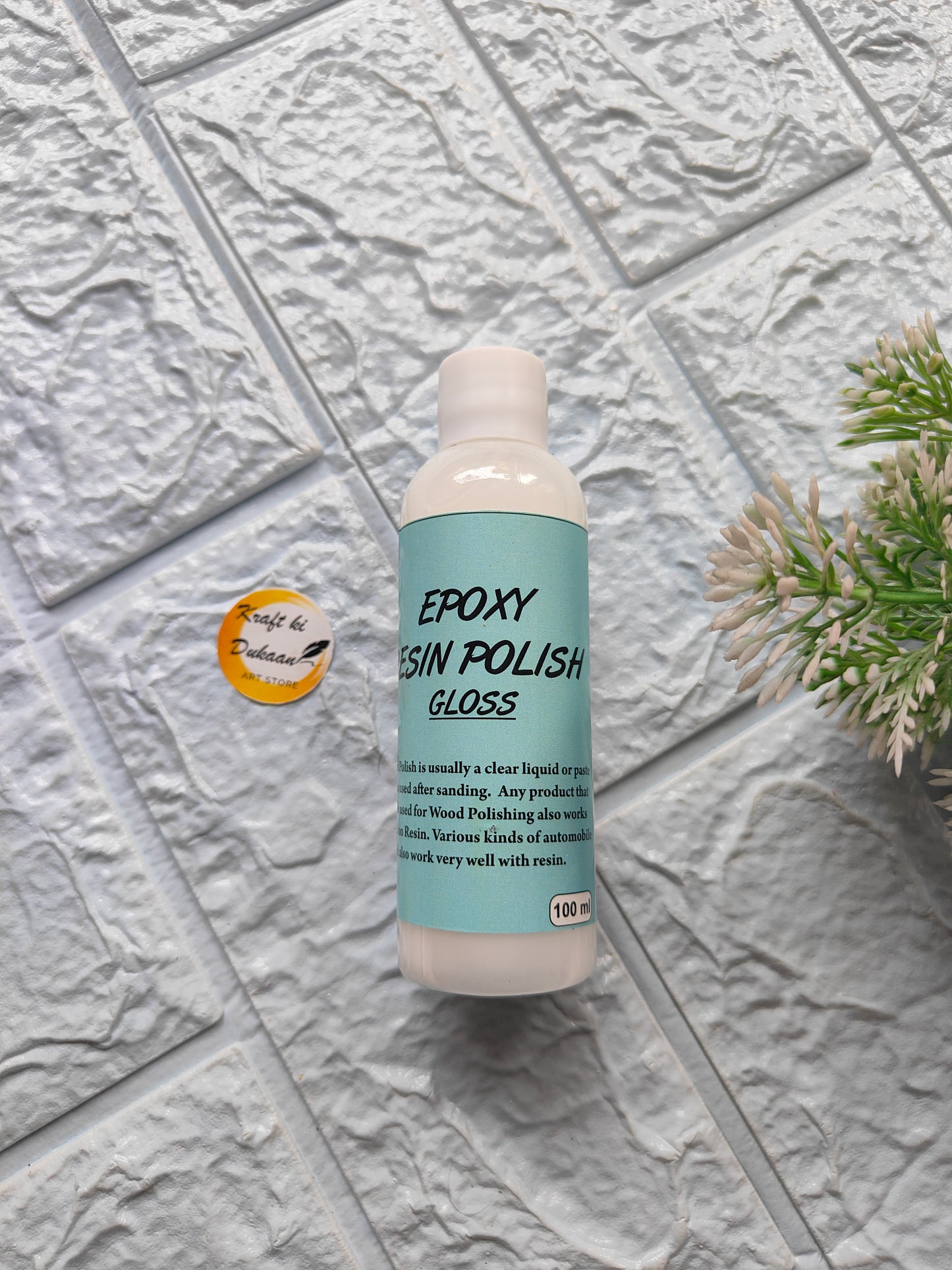Epoxy Resin Polish Gloss 100ML - Kraft ki Dukaan