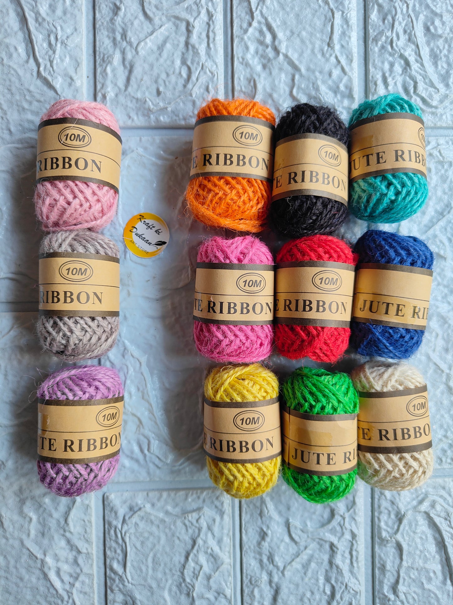Jute Thread Coloured - Kraft ki Dukaan