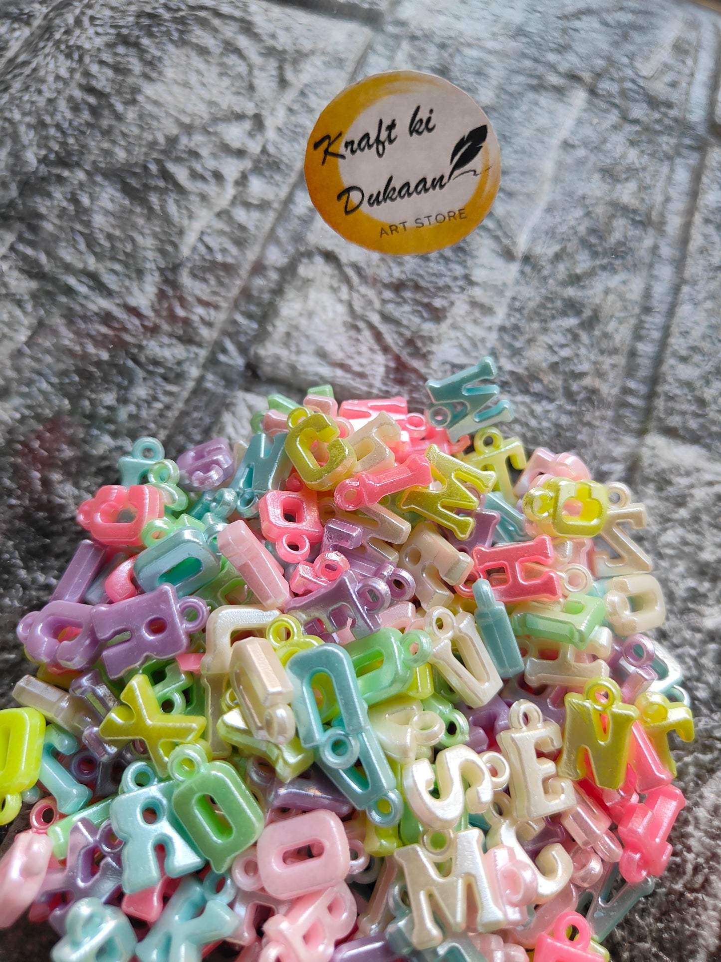 Alphabet Charms - Kraft ki Dukaan