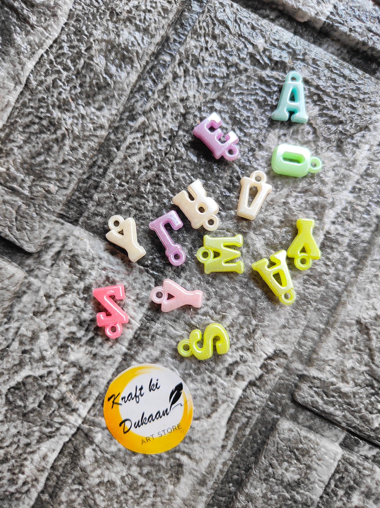 Alphabet Charms - Kraft ki Dukaan