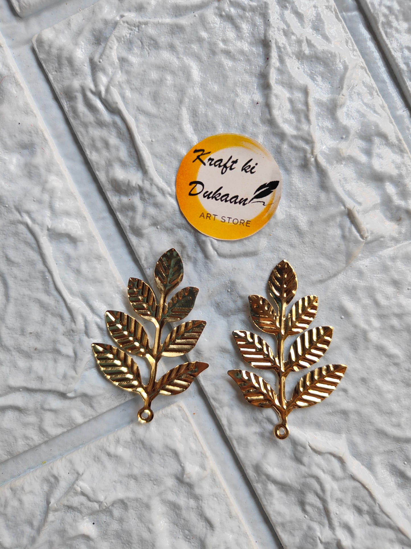 Metal Leaf A7 Pack of 50 - Kraft ki Dukaan