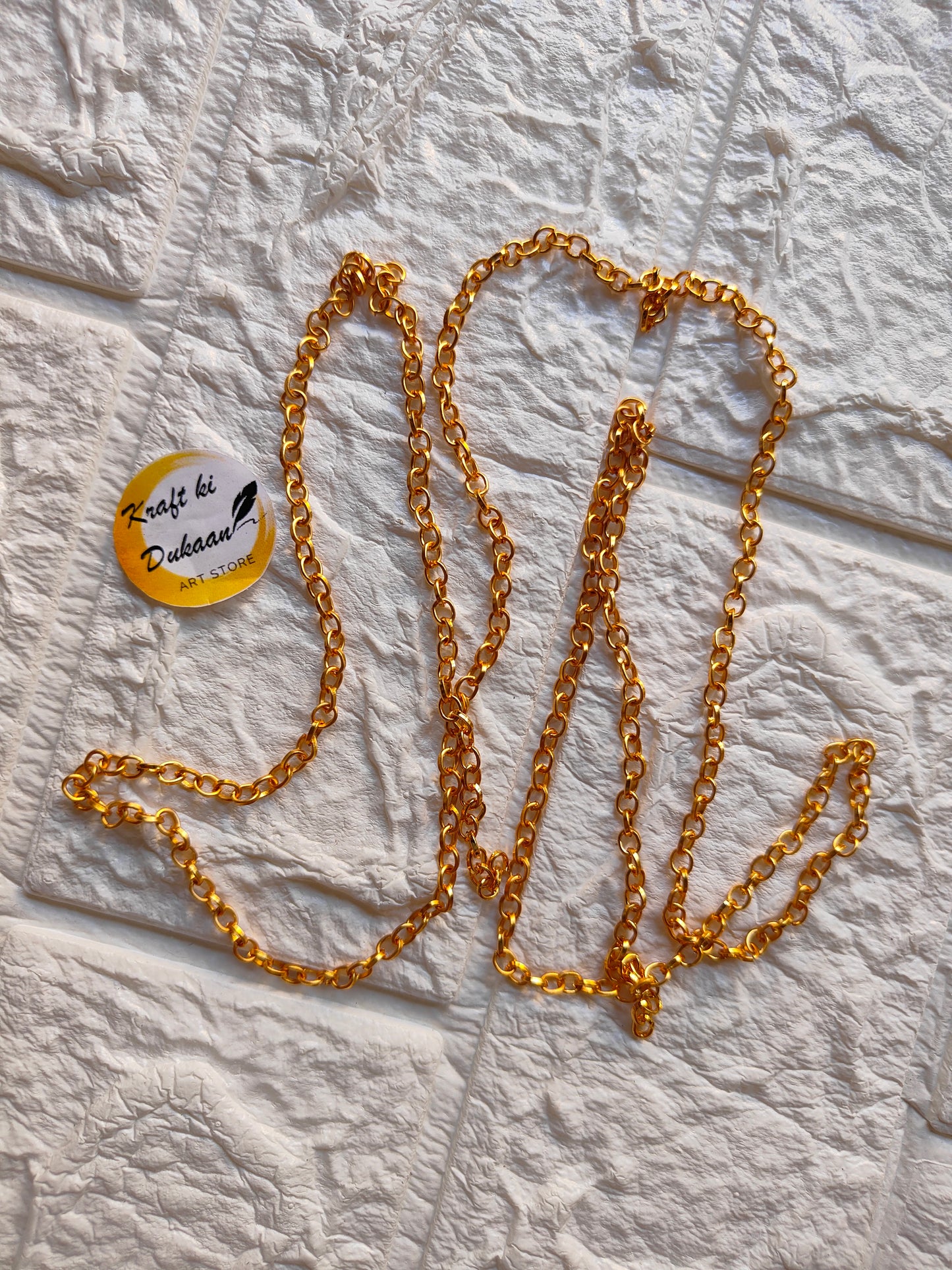 Designer Golden Chain A1 - Kraft ki Dukaan