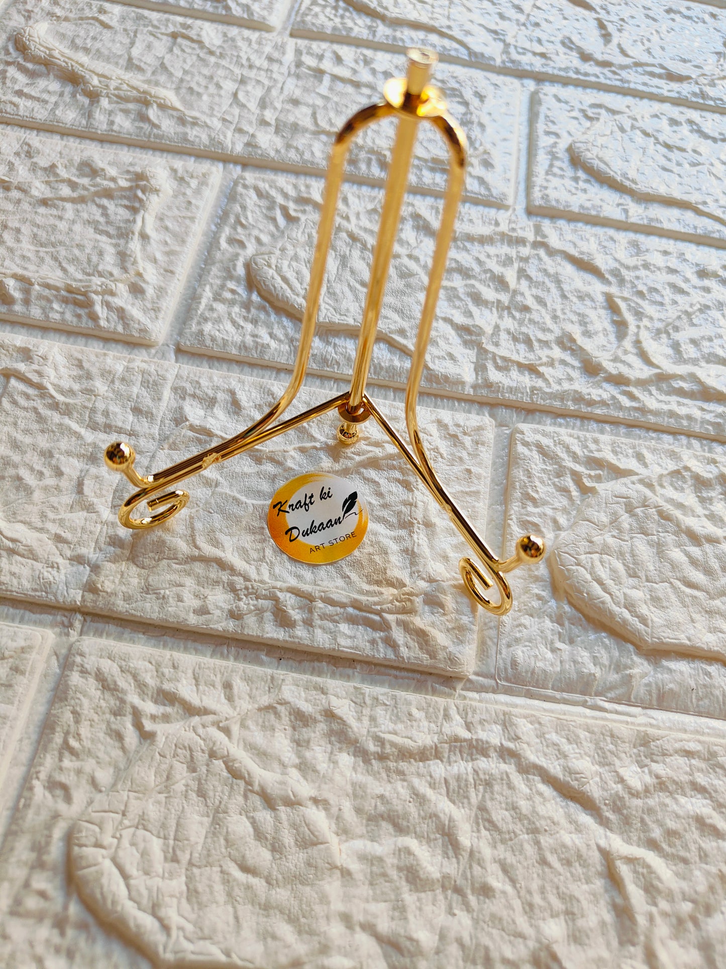 Golden Metal Stand foldable - Kraft ki Dukaan