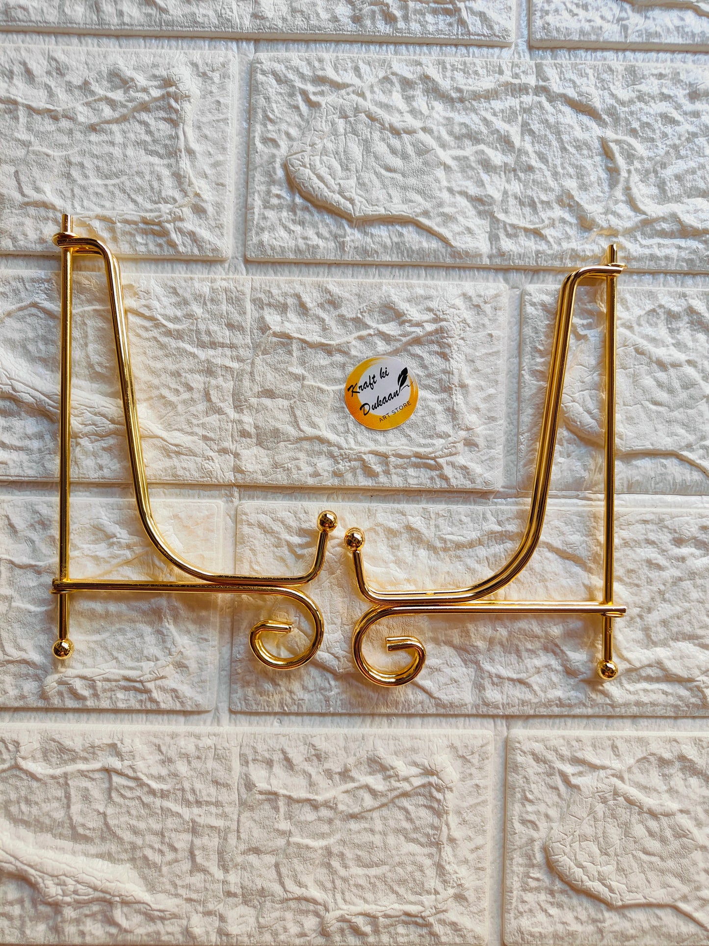 Golden Metal Stand foldable - Kraft ki Dukaan