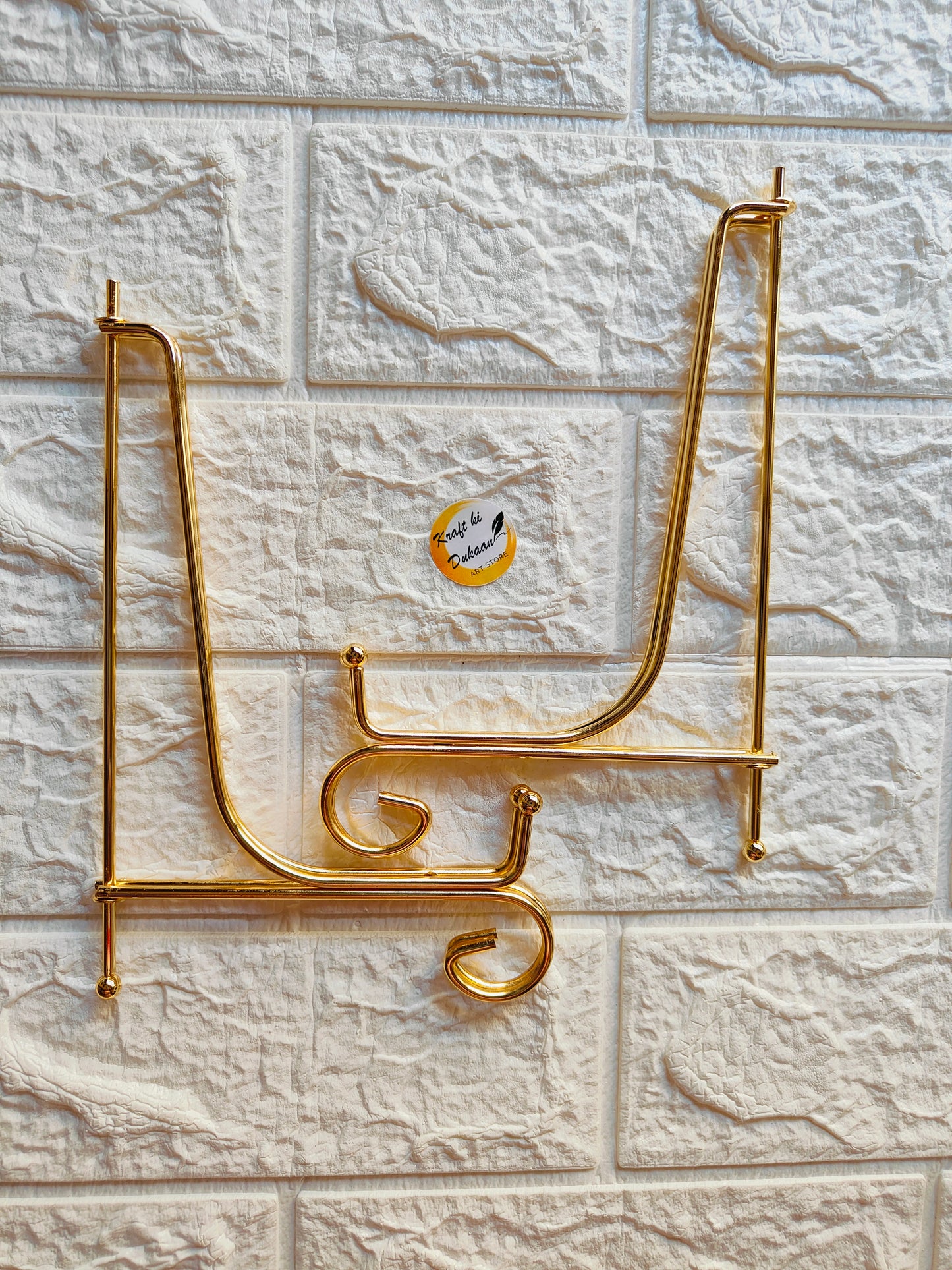 Golden Metal Stand foldable - Kraft ki Dukaan