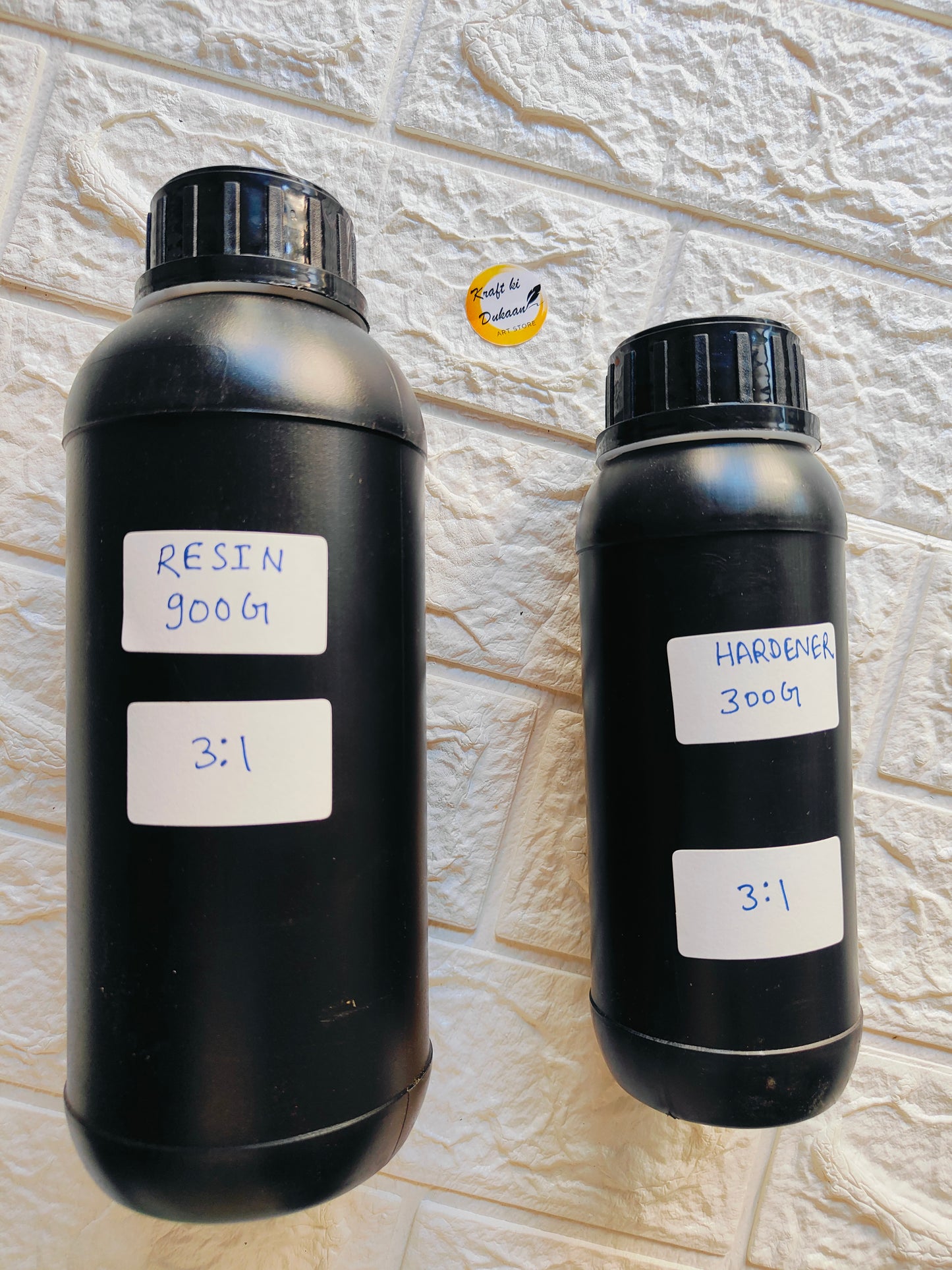 Epoxy Resin and Hardener Set 3:1 1.2KG - Kraft ki Dukaan