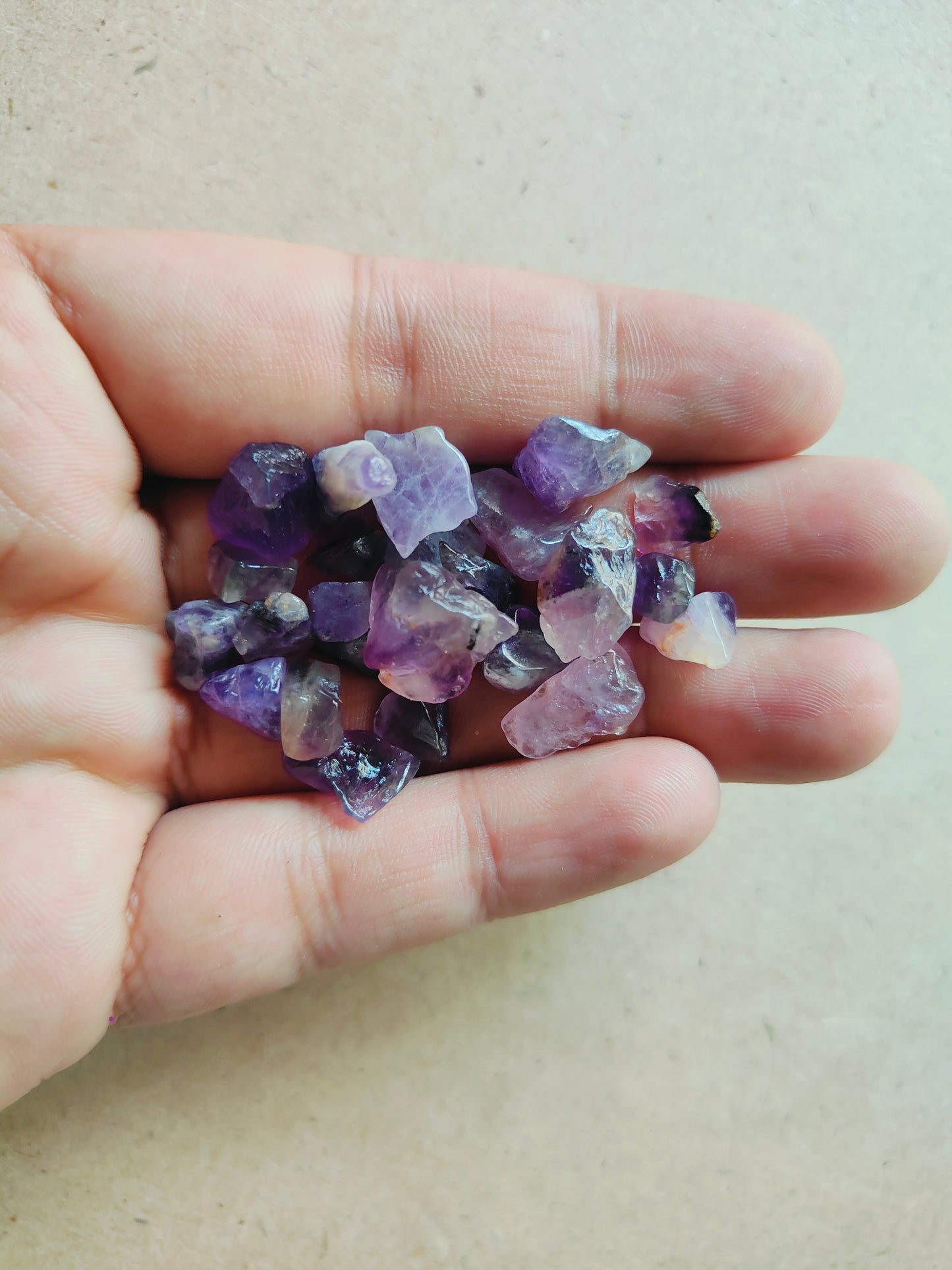 Natural Purple Amethyst Stones - Kraft ki Dukaan