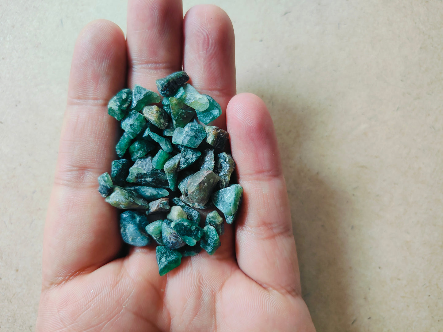 Natural Green Jade Stones - Kraft ki Dukaan