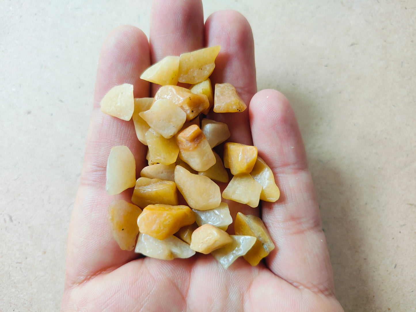 Natural Yellow Aventurine Stones - Kraft ki Dukaan