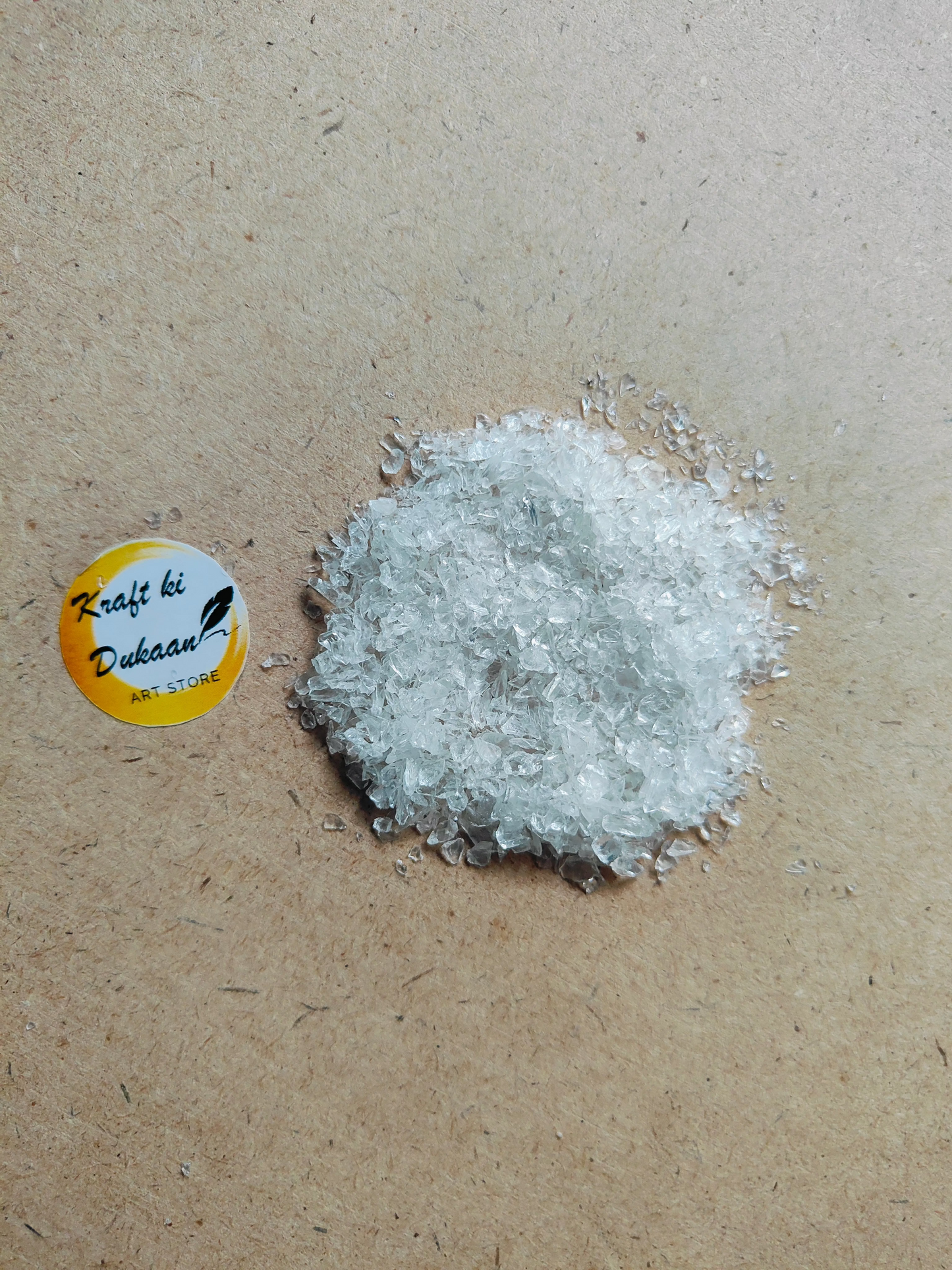 Transparent Crystal Stones 2-4mm - Kraft ki Dukaan