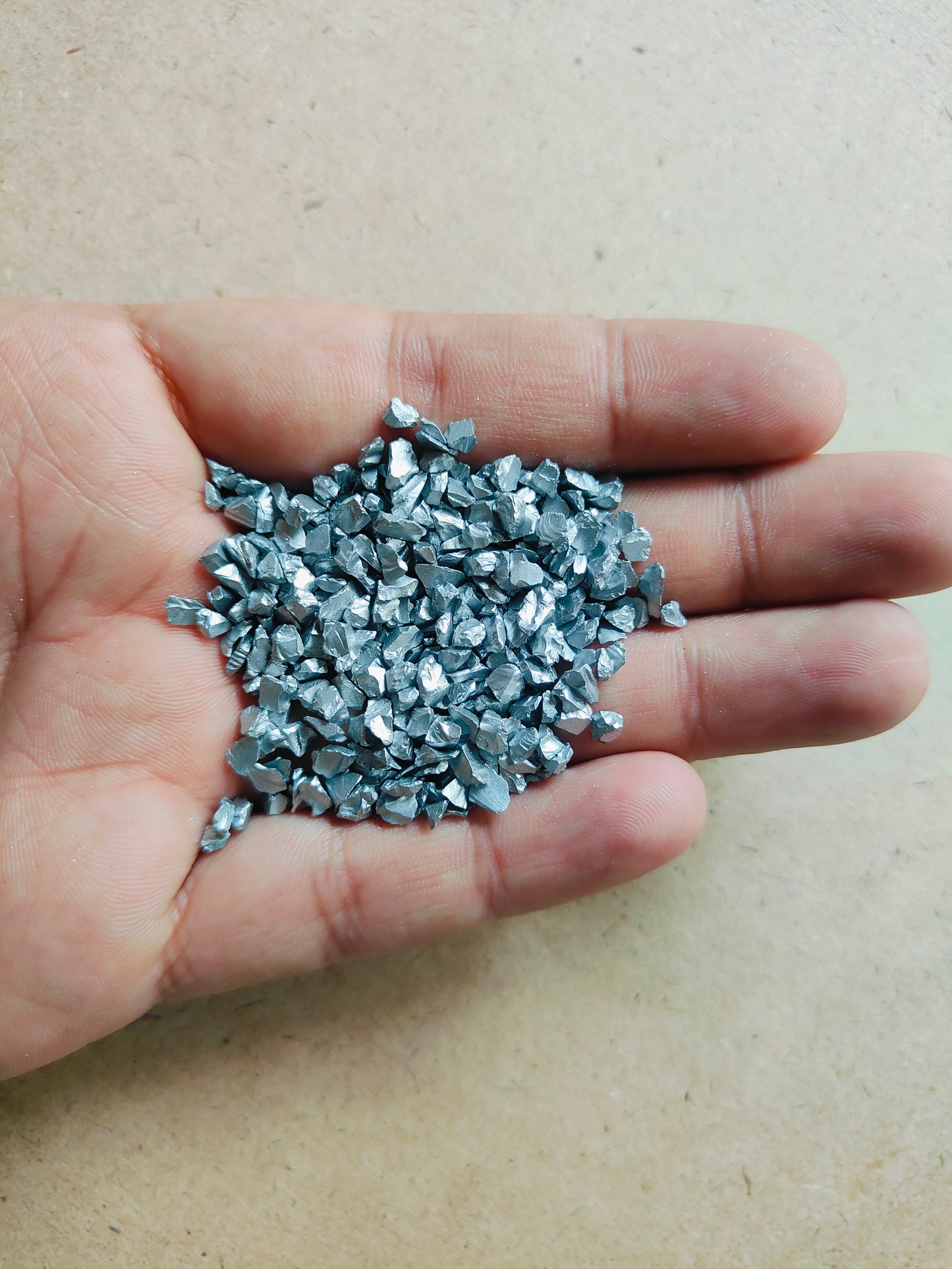 Glass Colour Stones Silver - Kraft ki Dukaan