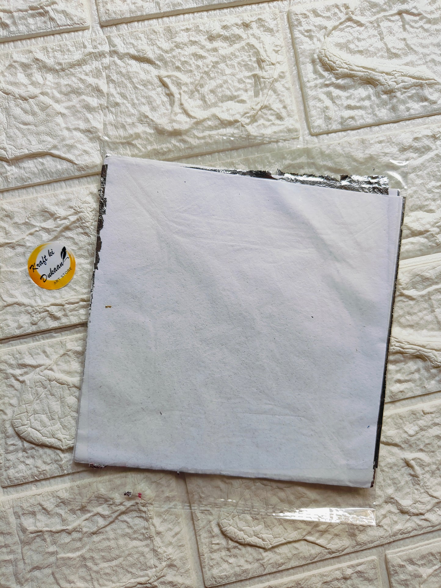 Metallic Foil Flakes Sheet A3 - Kraft ki Dukaan