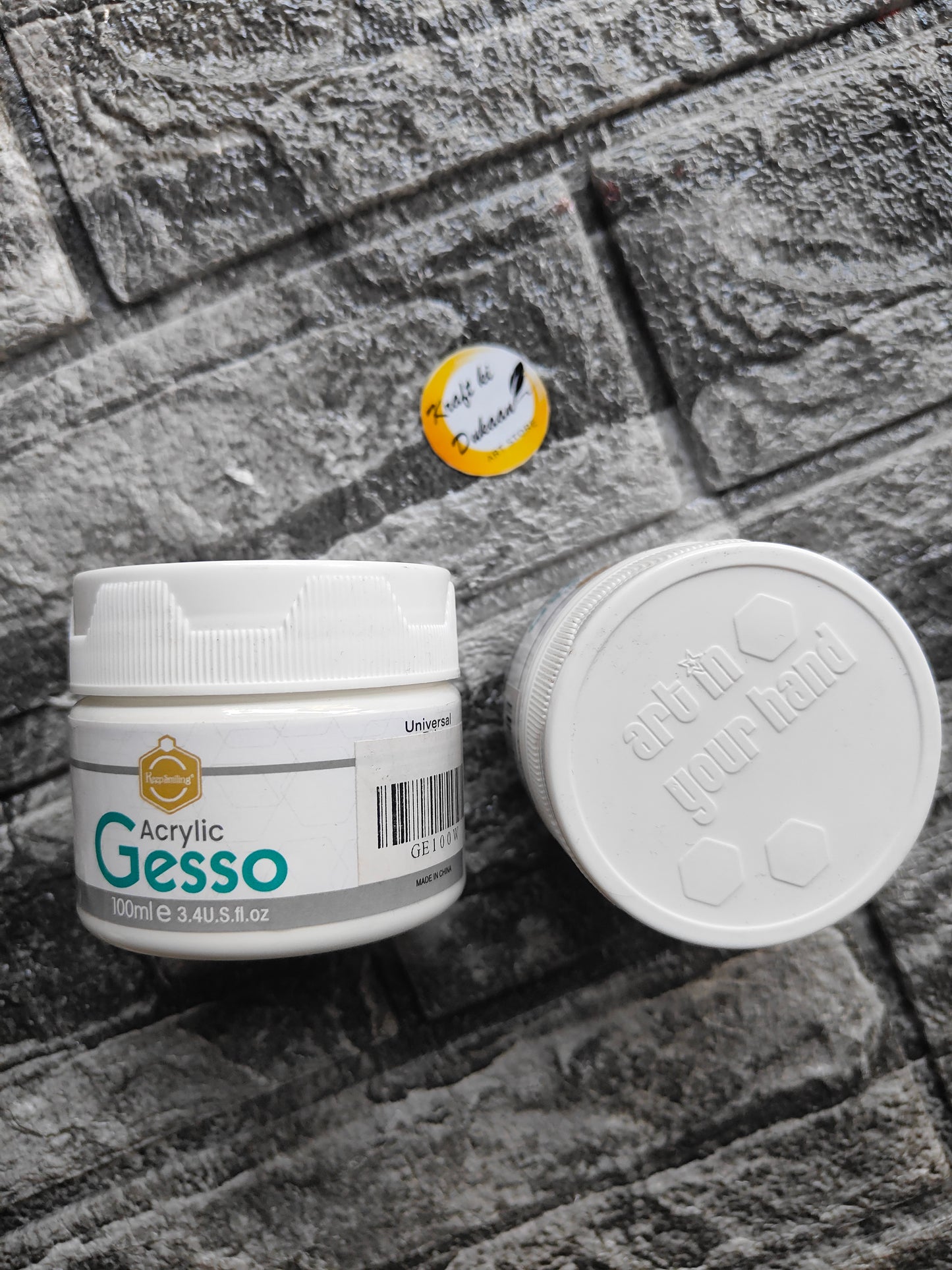 Acrylic Gesso White 100ML - Kraft ki Dukaan