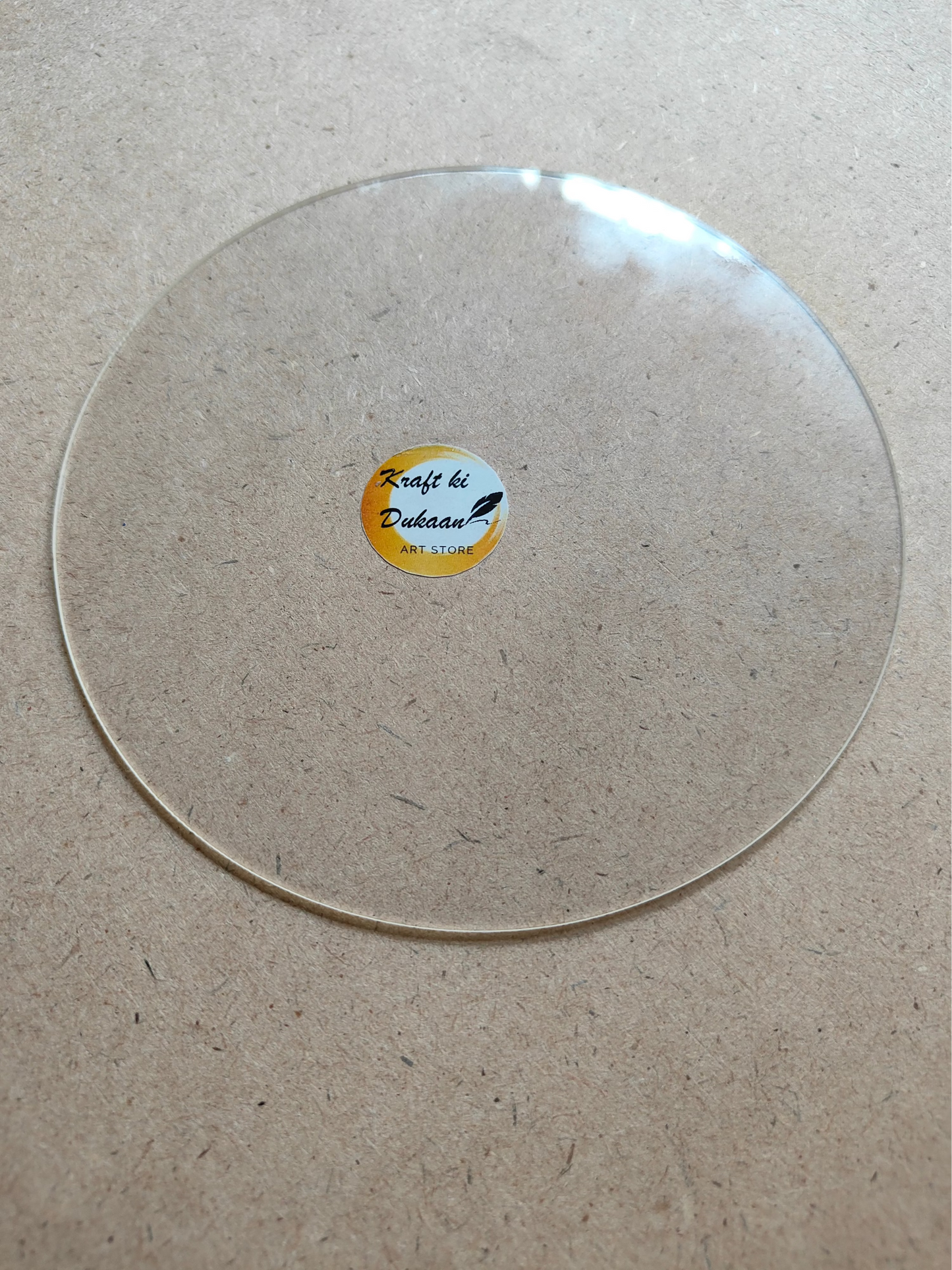 Round Acrylic Transparent Sheet - Kraft ki Dukaan