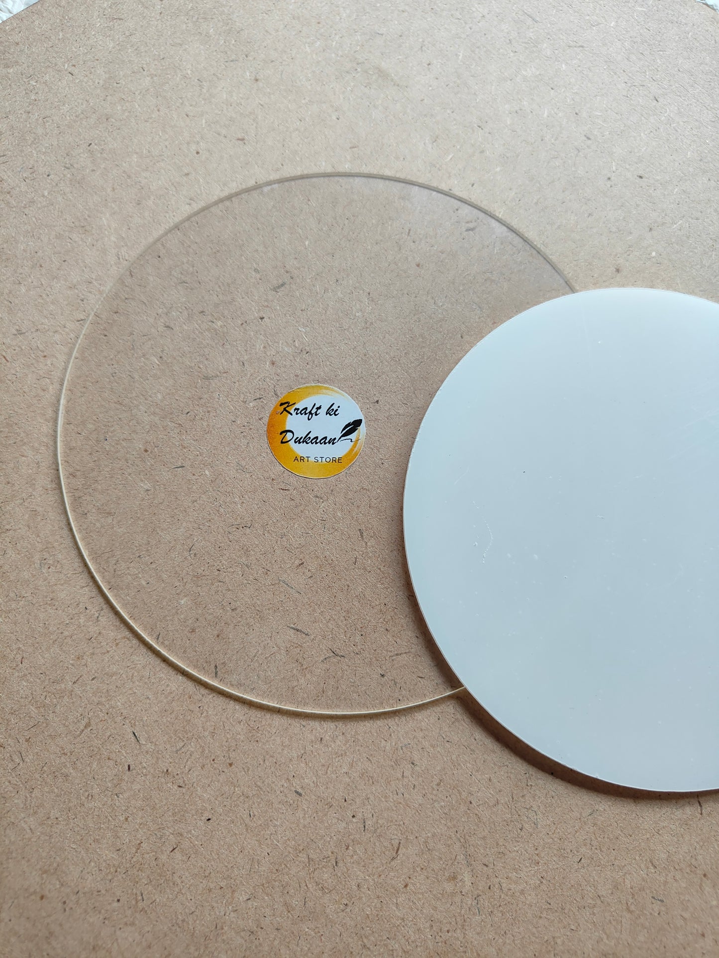 Round Acrylic Transparent Sheet - Kraft ki Dukaan