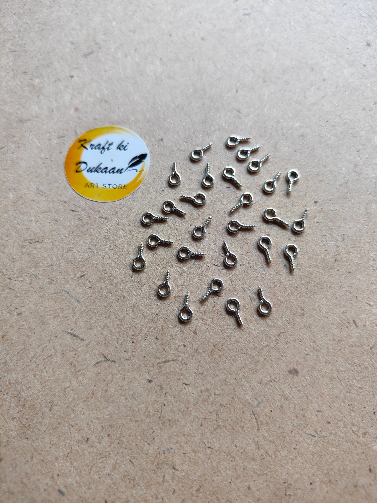 Eye Screw Hooks Small - Kraft ki Dukaan