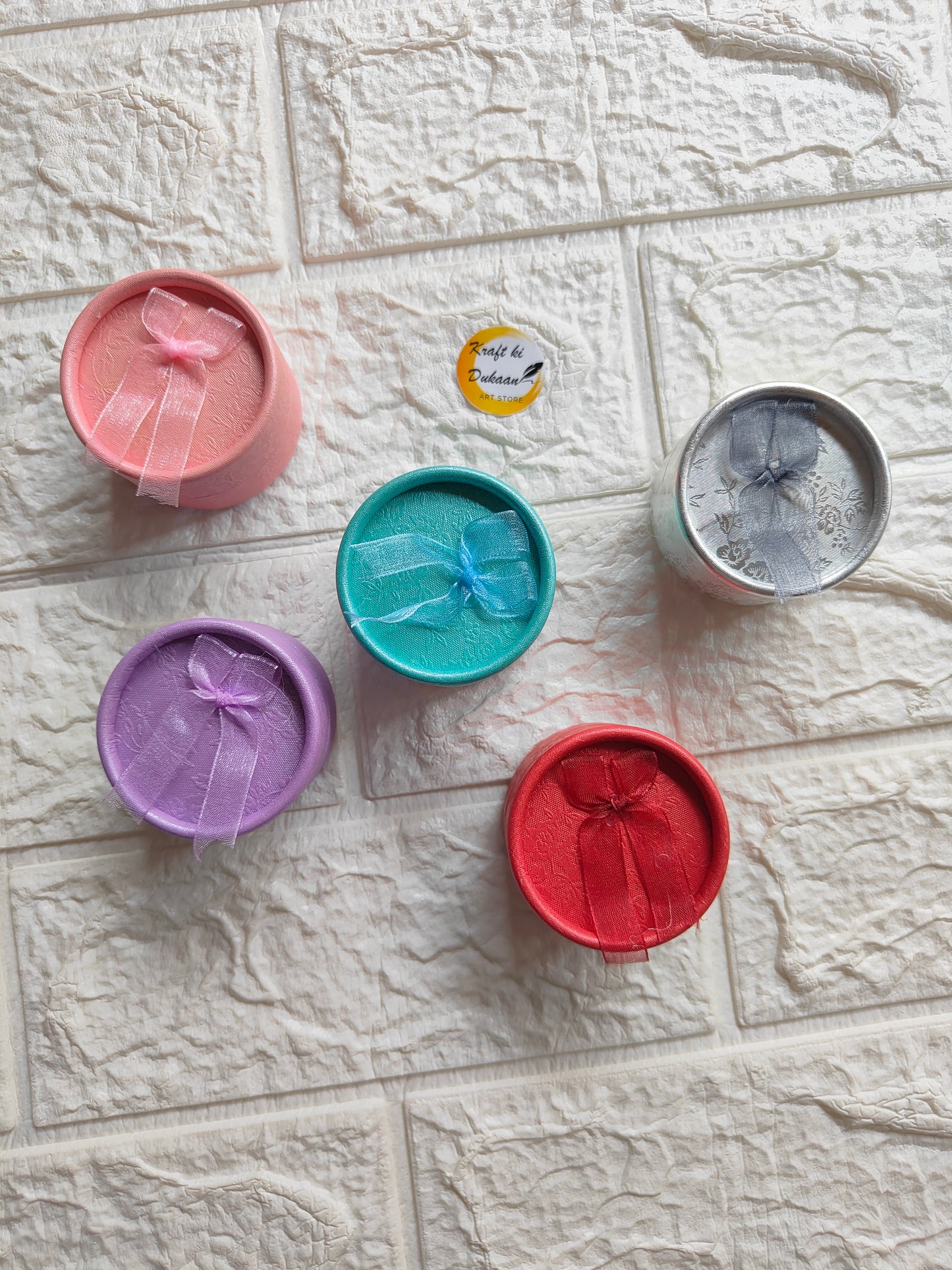 Round Ring Box Purple - Kraft ki Dukaan