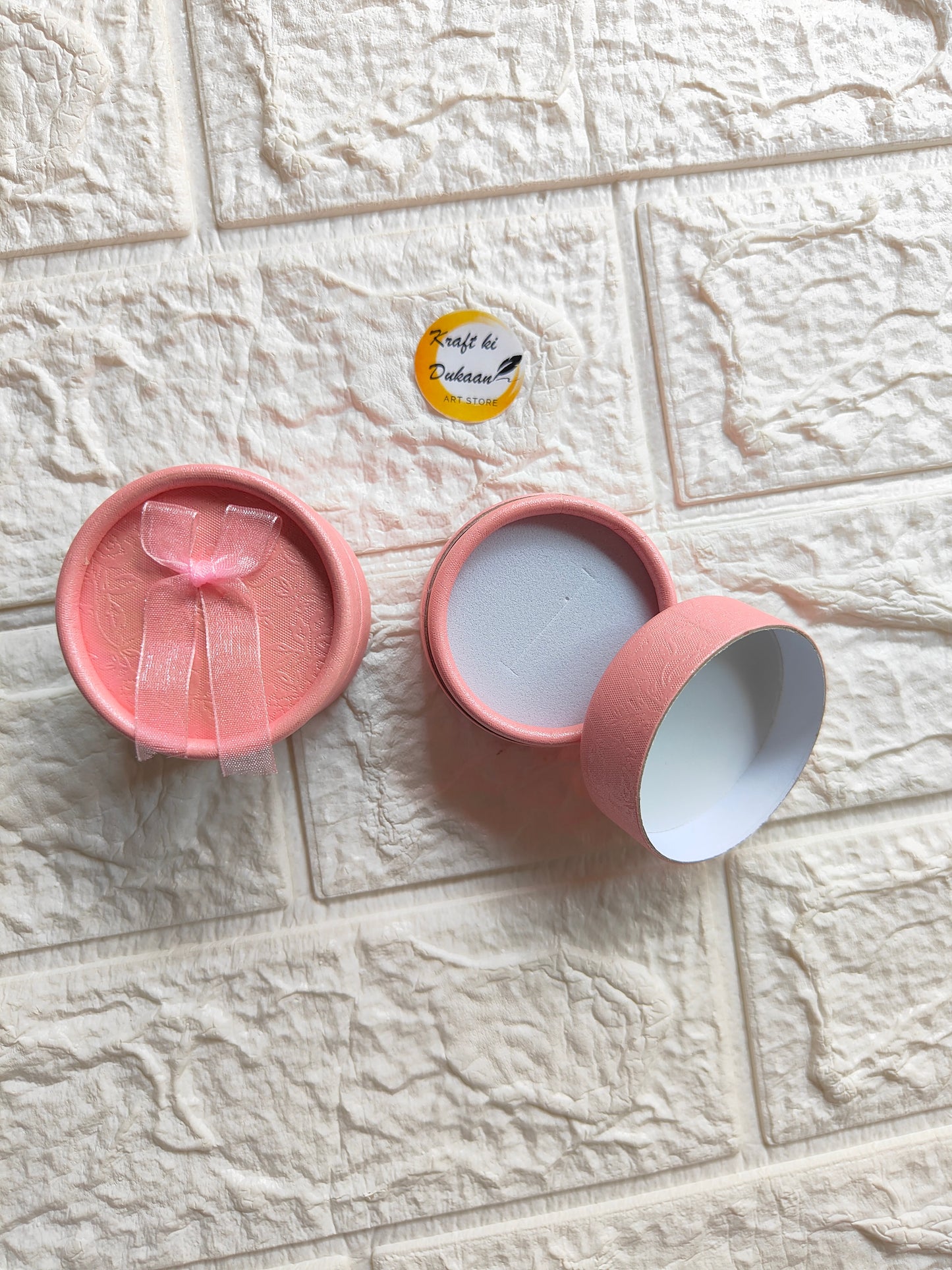 Round Ring Box Pink - Kraft ki Dukaan