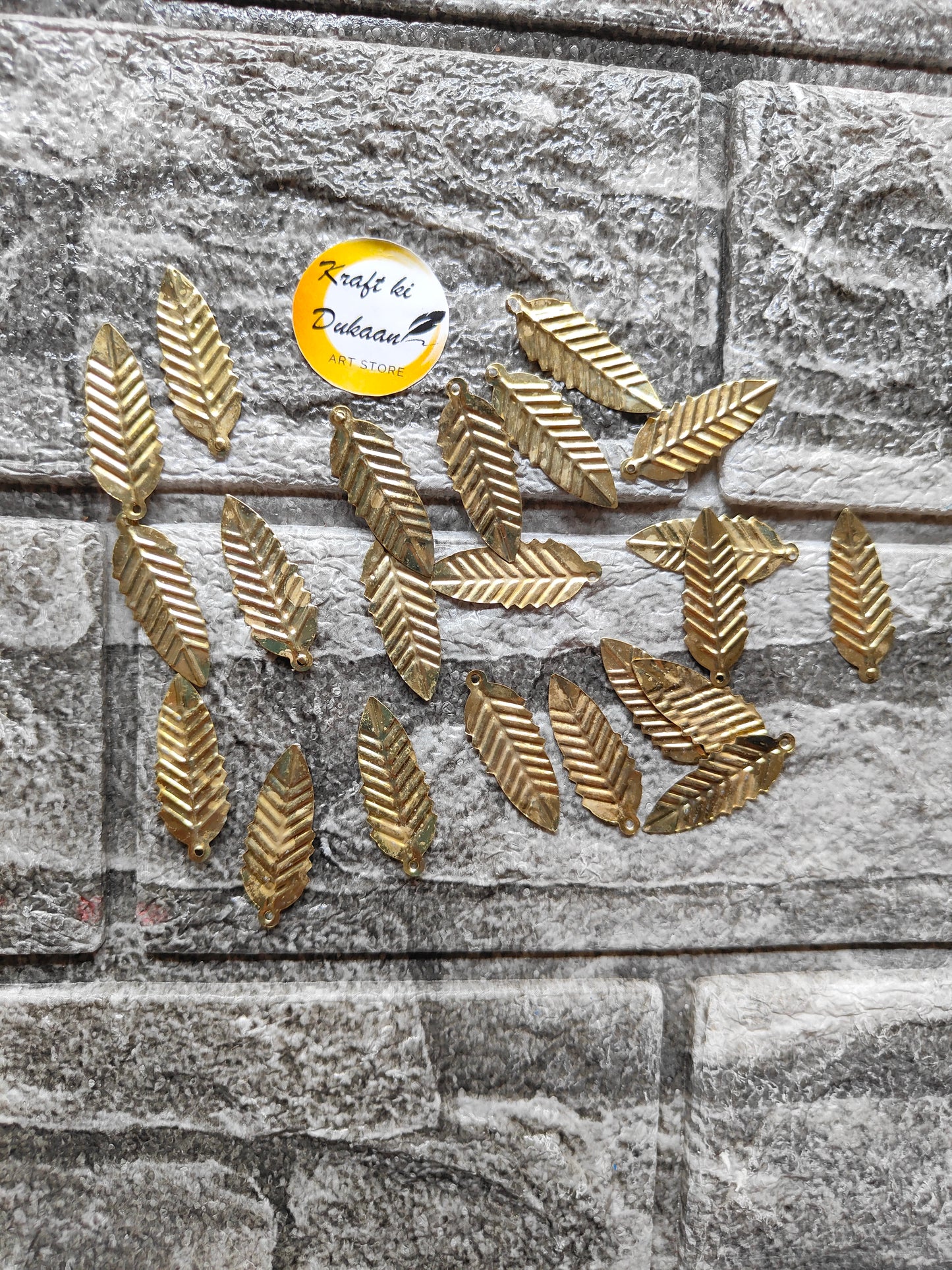 Metal Leaf A9 Pack of 100 - Kraft ki Dukaan