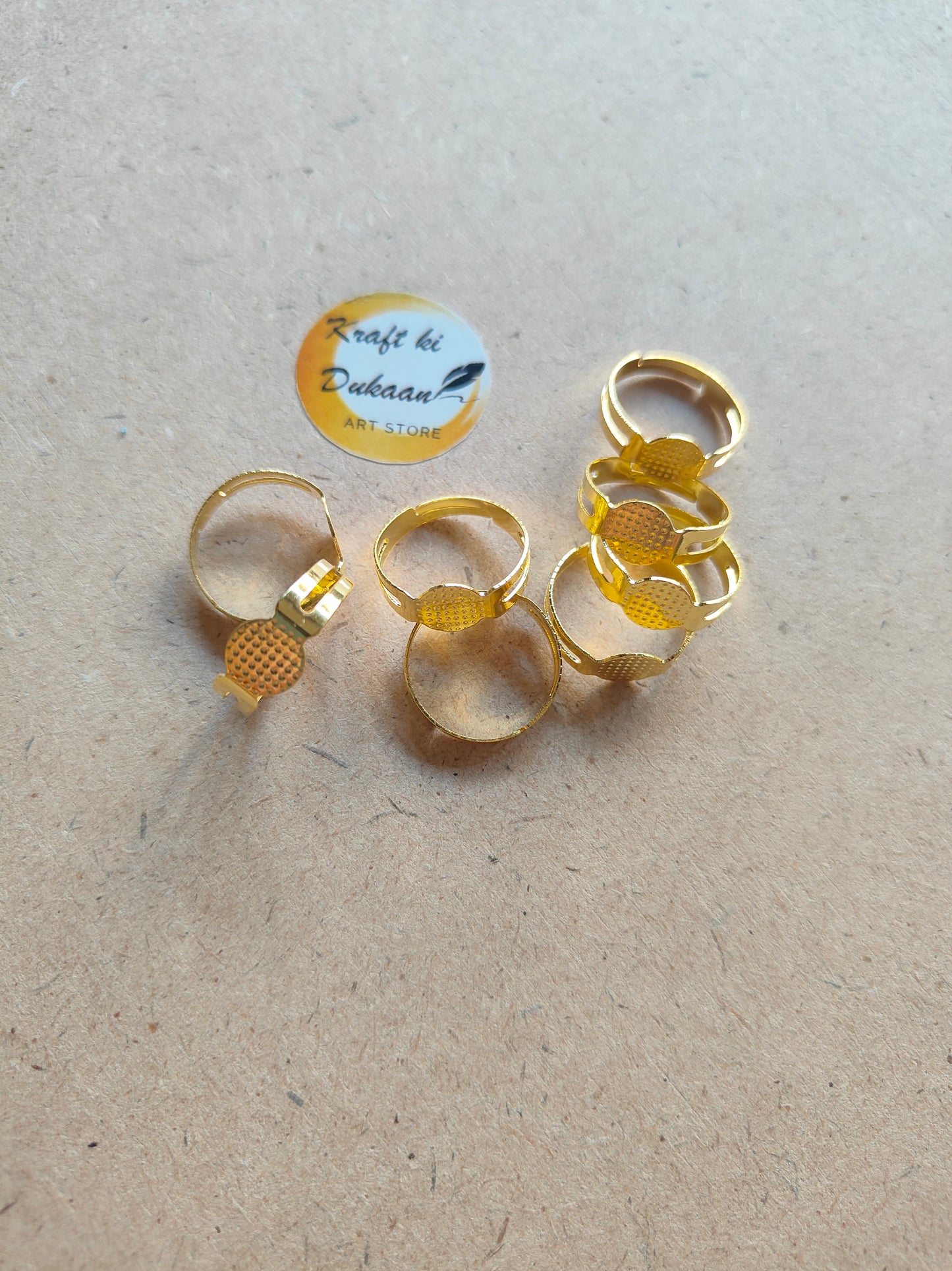 Metal Ring Base Pack of 25 - Kraft ki Dukaan