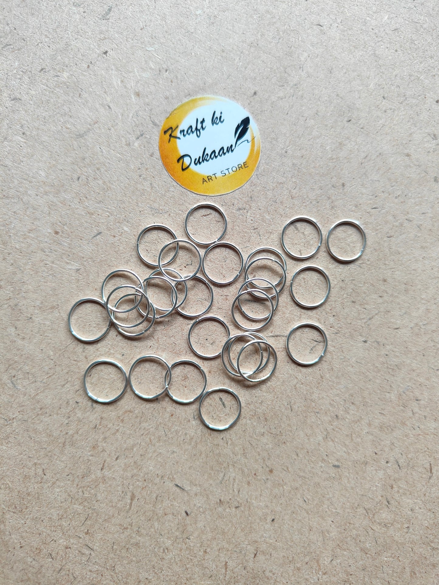 Silver Connector Ring 10MM - Kraft ki Dukaan