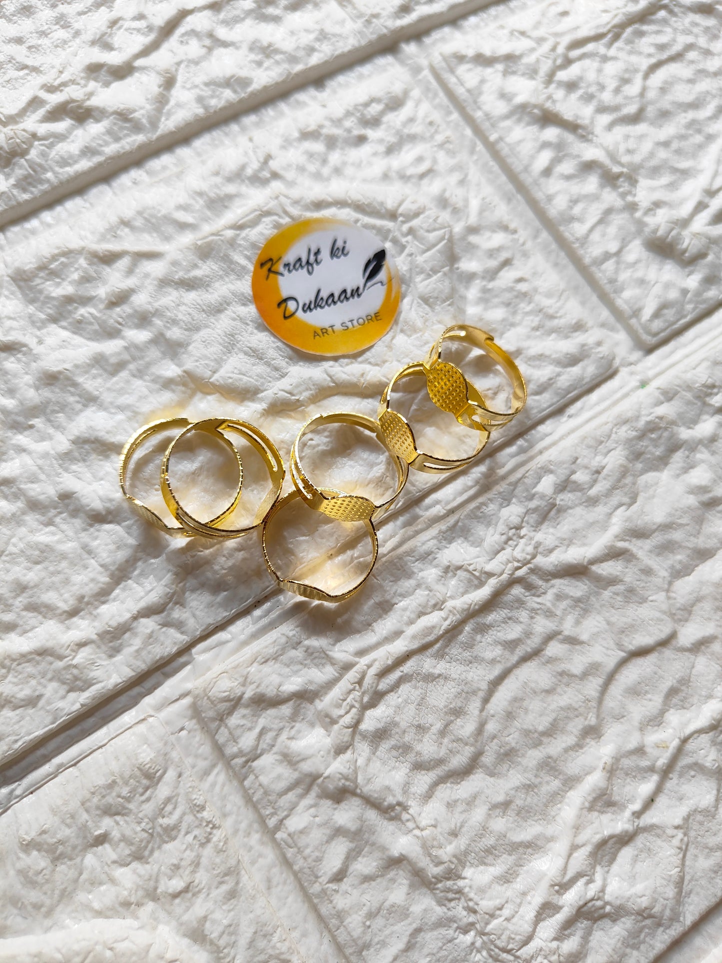 Metal Ring Base Pack of 25 - Kraft ki Dukaan