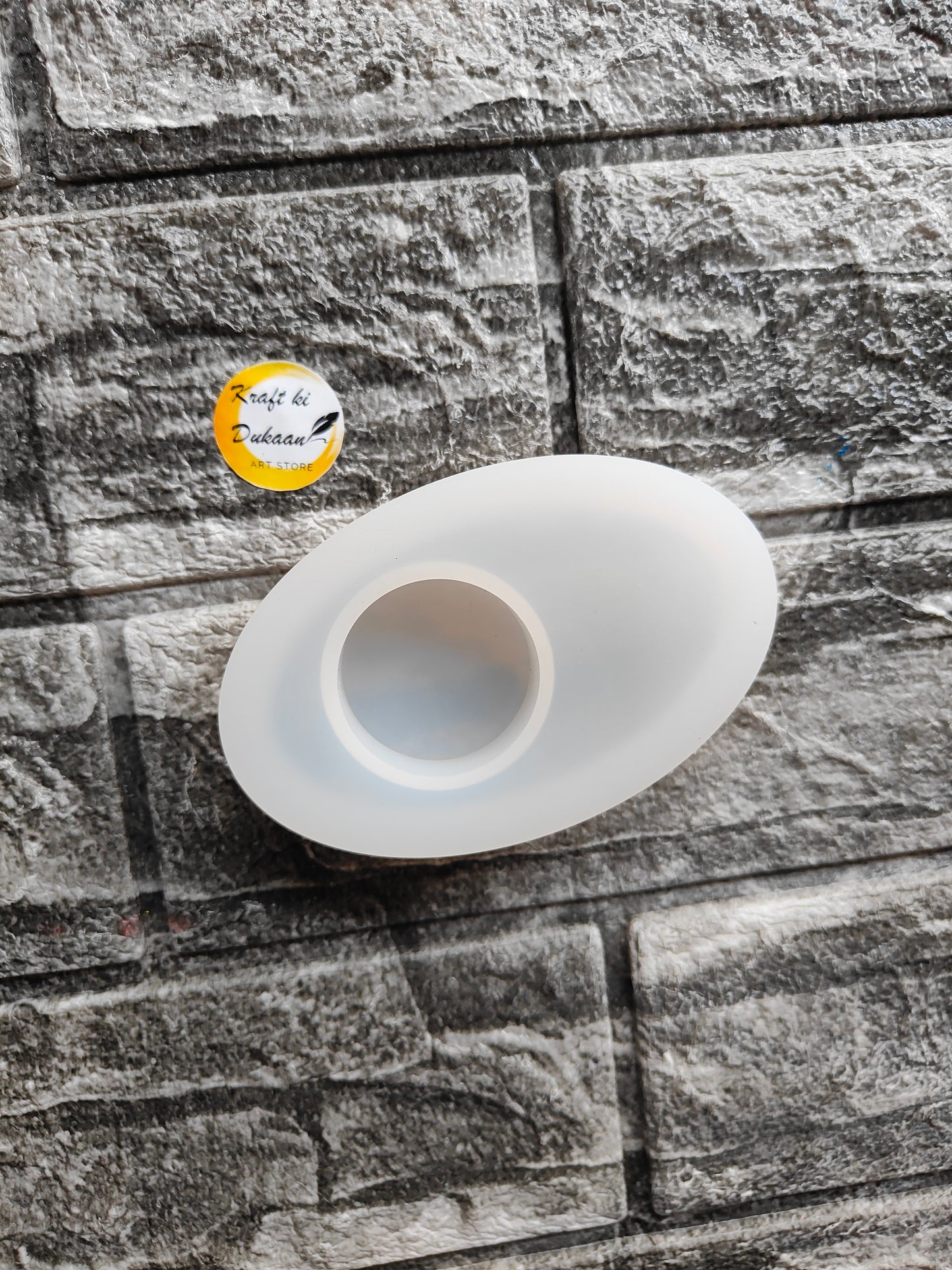 Oval T-Light Mould - Kraft ki Dukaan