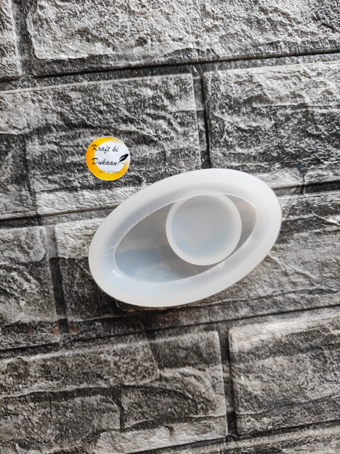Oval T-Light Mould - Kraft ki Dukaan