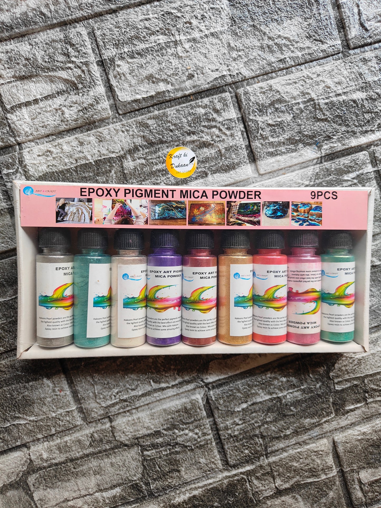 Resin Mica Pigment Powder Set - Kraft ki Dukaan