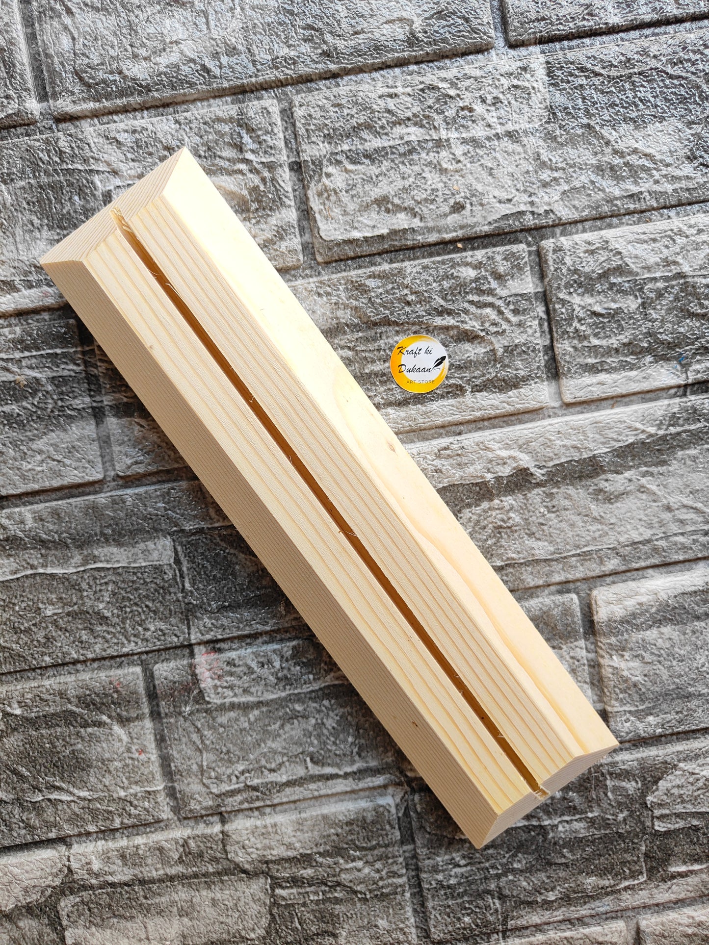 Wooden Name Plate Stand - Kraft ki Dukaan