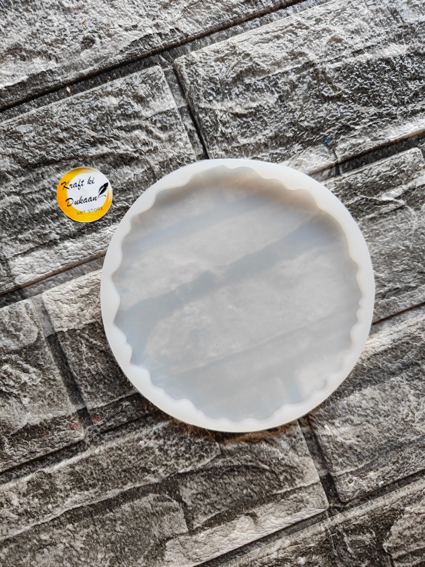 5" Agate Round Mould B - Kraft ki Dukaan