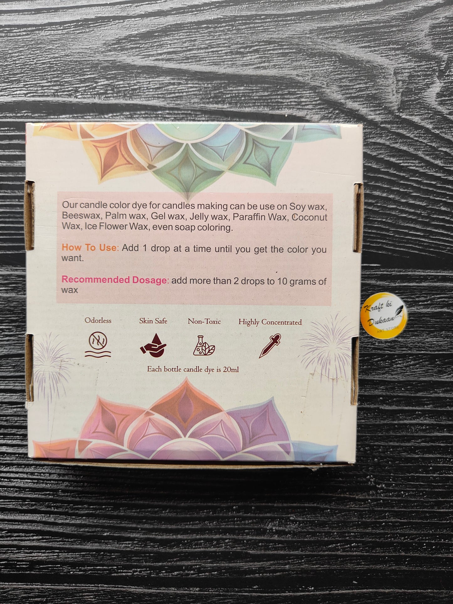 Candle Dye Pigment Set of 10