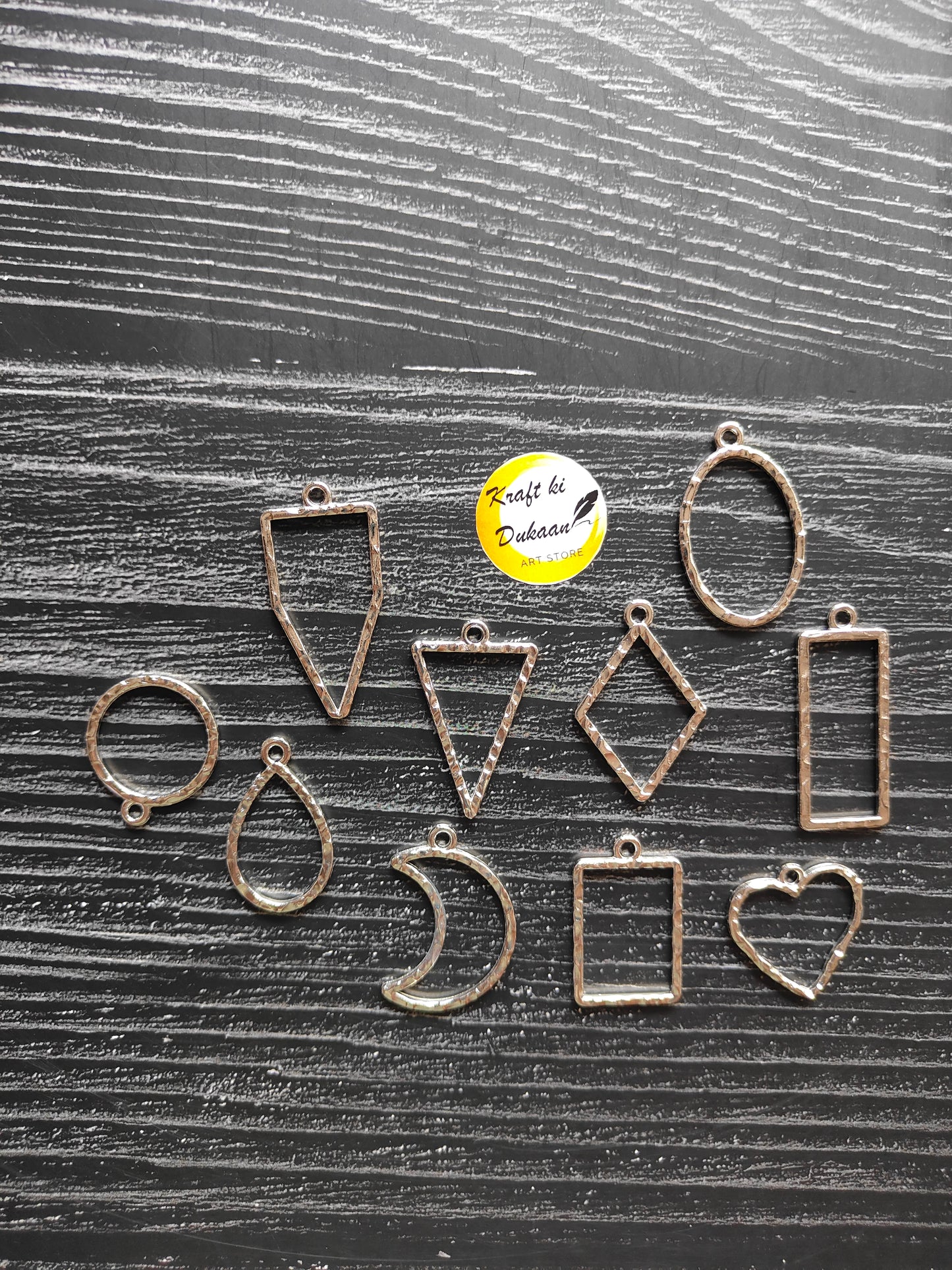 Open Bezel Pendant Mix 10PC Set