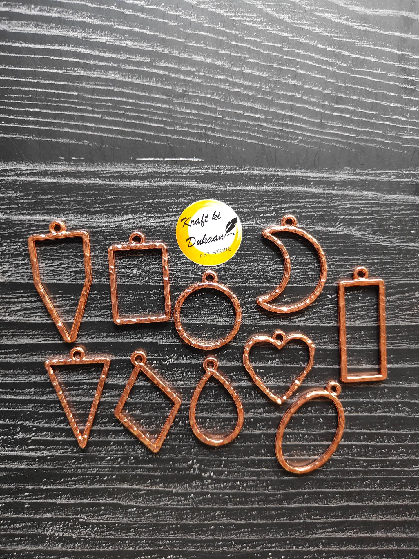Open Bezel Pendant Mix 10PC Set