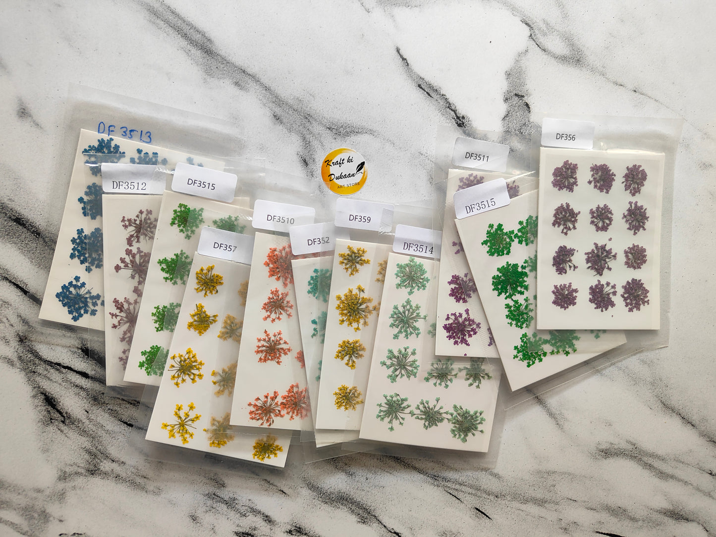 Queen Breath Pressed Flower 12PC