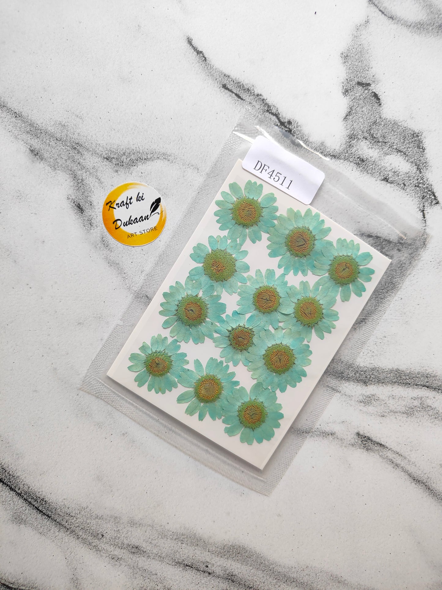 Daisy Pressed Flower Sheet