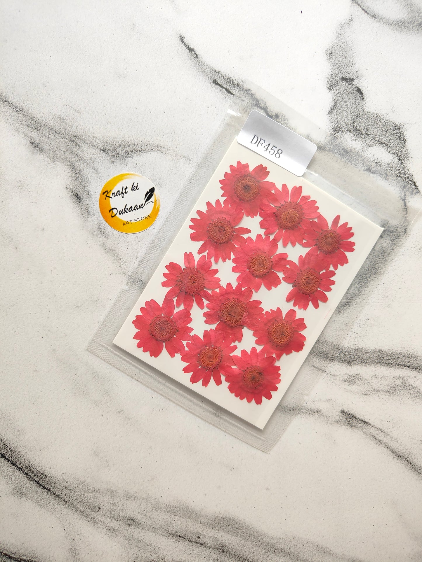 Daisy Pressed Flower Sheet