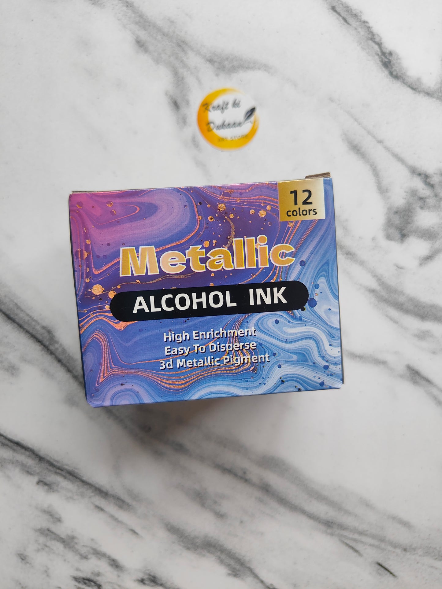 Metallic Alcoholic Ink set of 12
