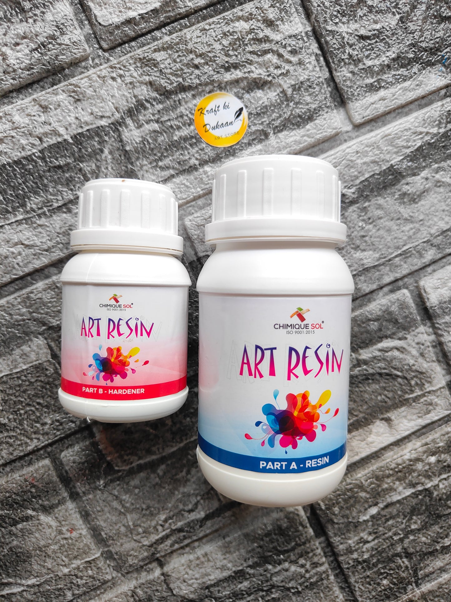Epoxy Resin and Hardener Set 2:1 300GM - Kraft ki Dukaan