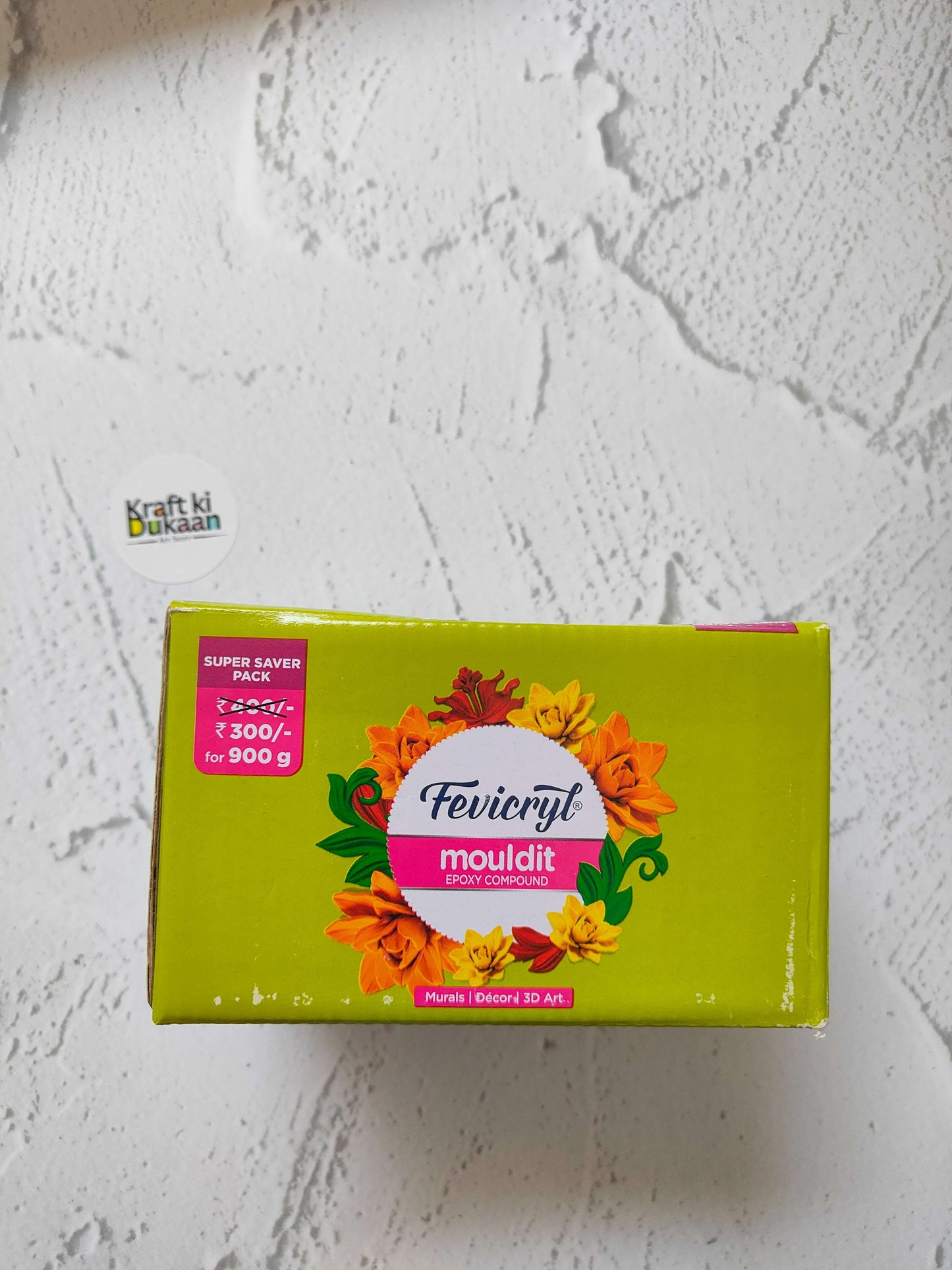 Fevicryl Mouldit 900 g epoxy compound box, “Super Saver Pack” badge on green.