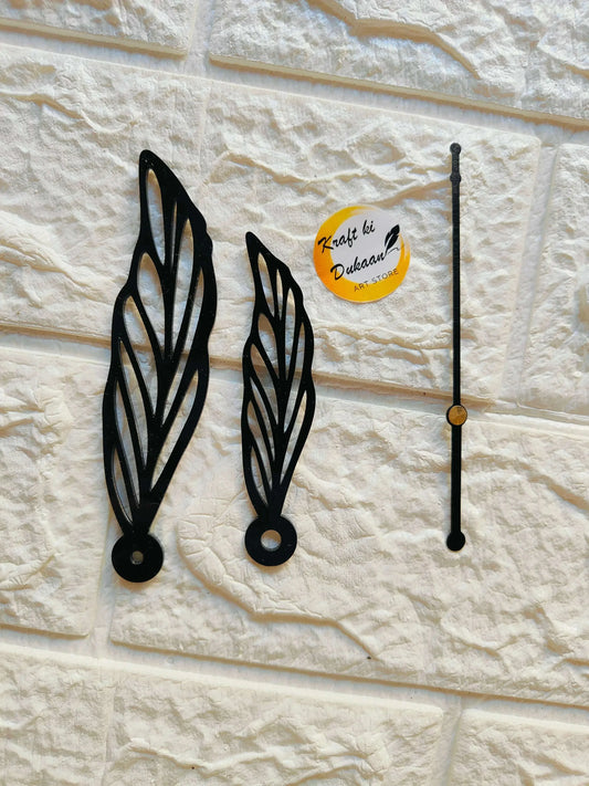 acrylic-butterfly-clock-hands-black-leaf-design