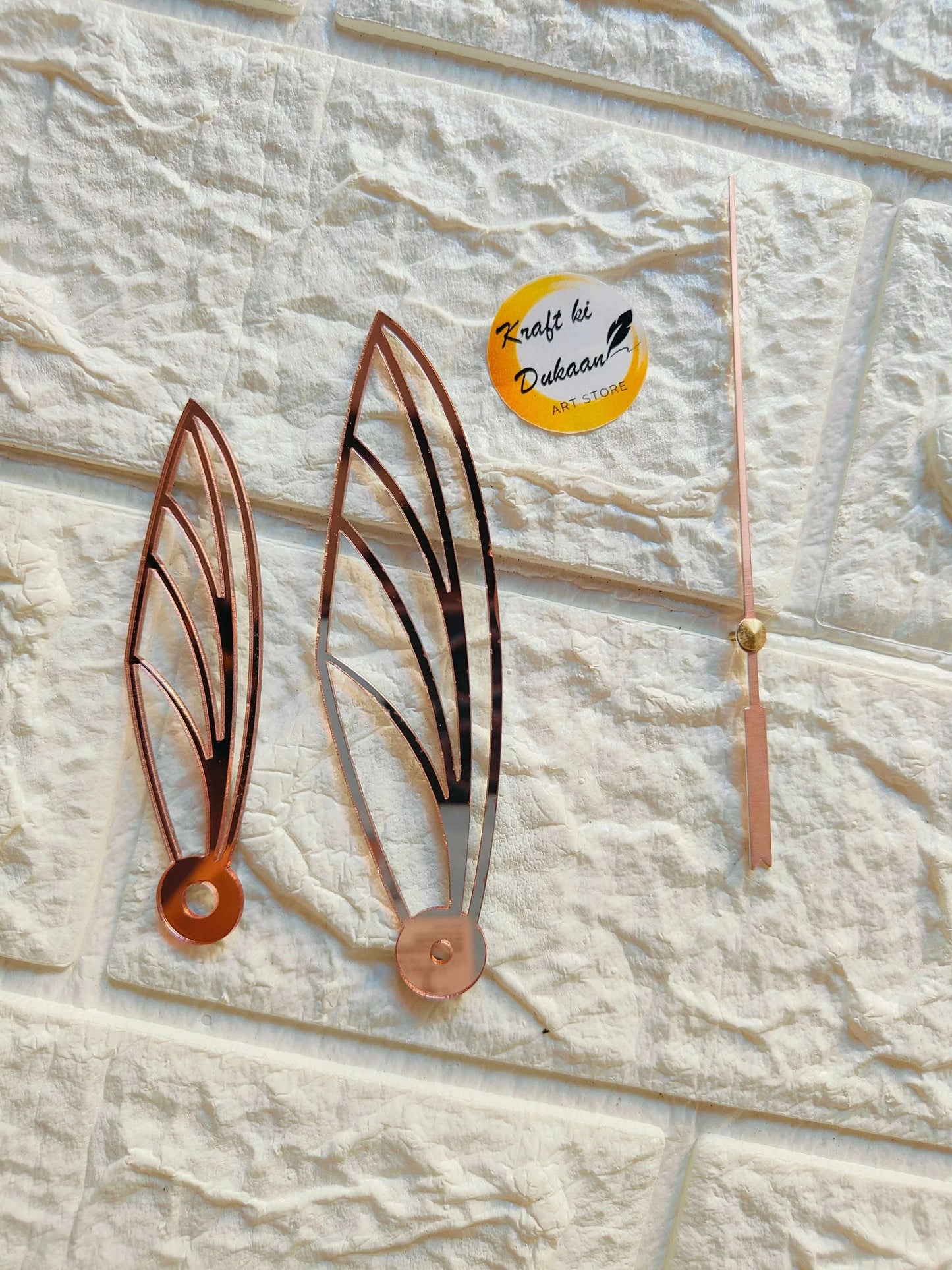 acrylic-butterfly-clock-hands-rose-gold-design