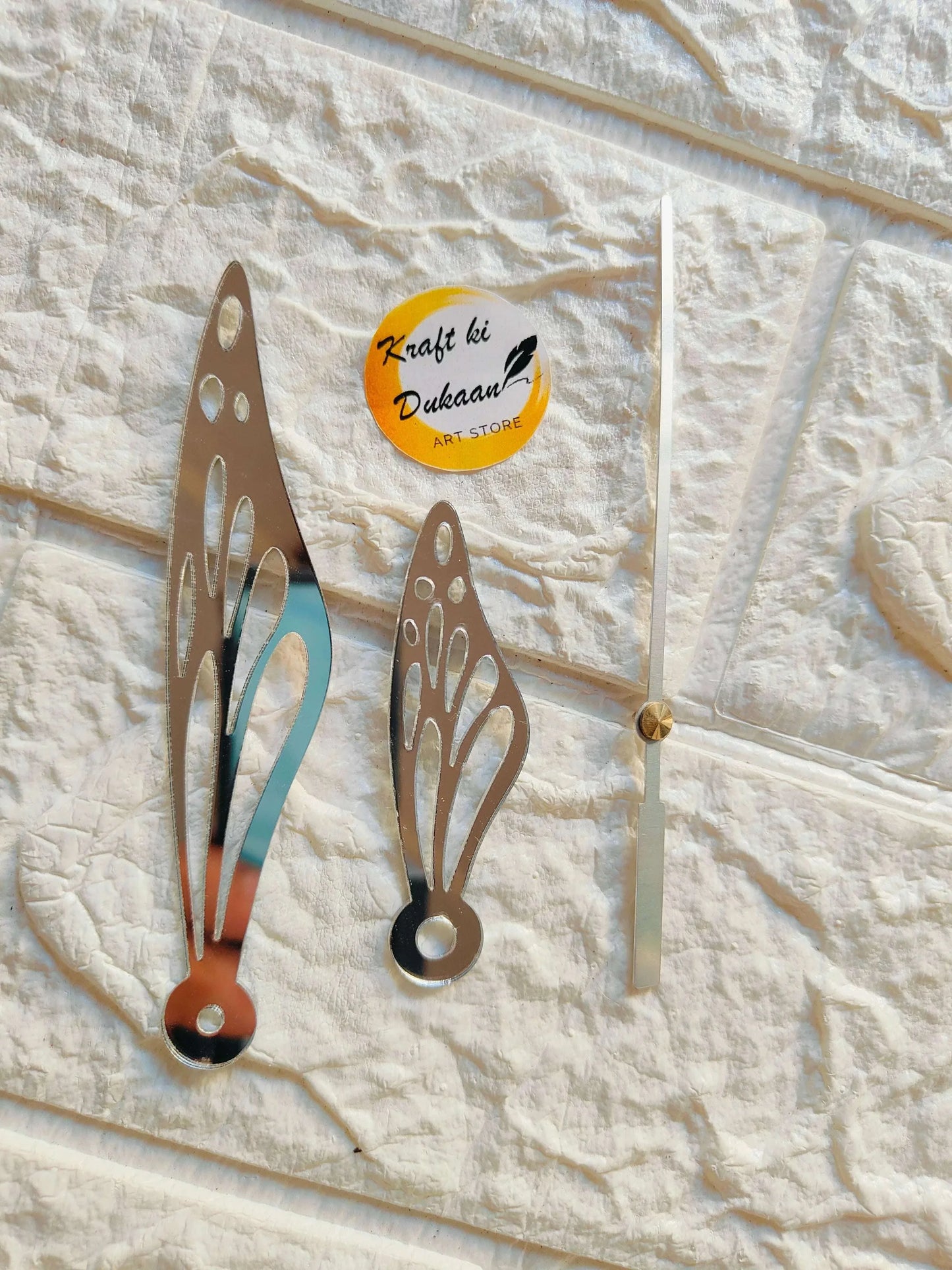 acrylic-butterfly-clock-hands-silver-color-set