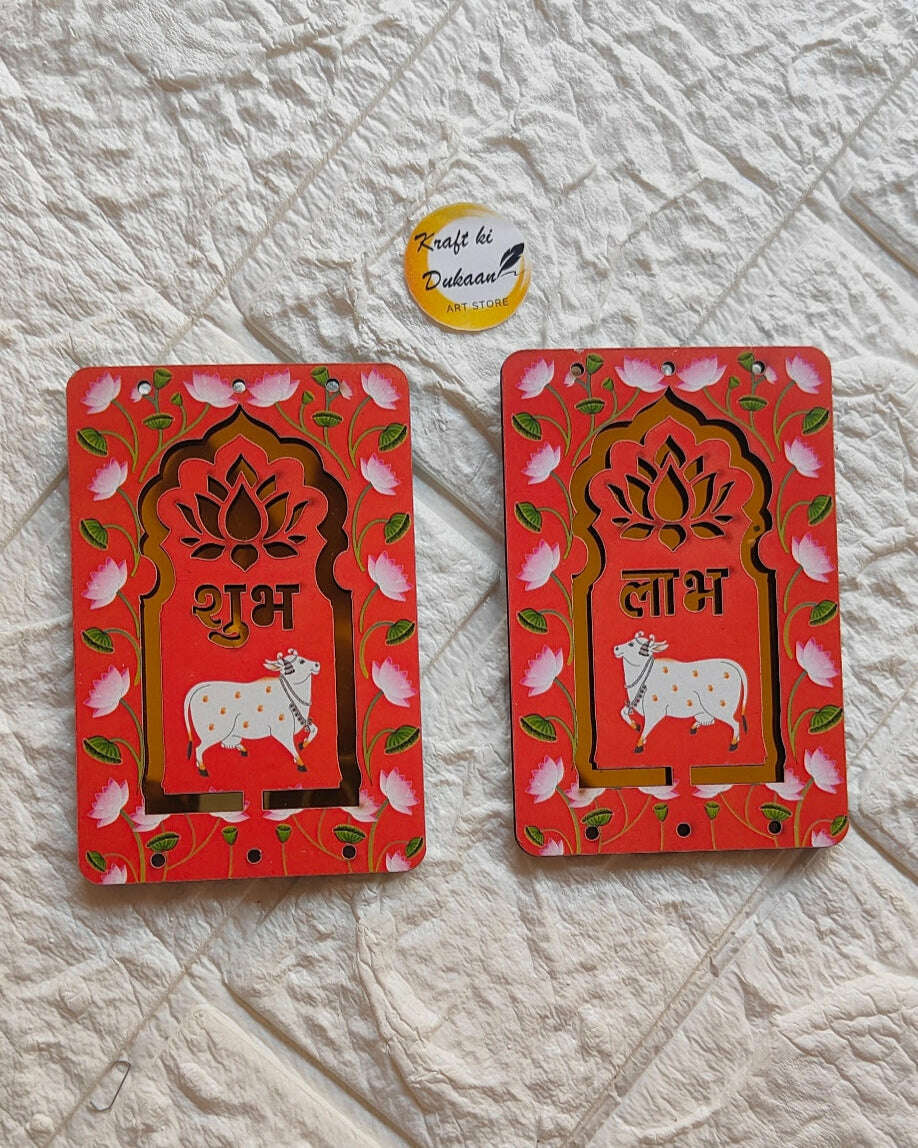 acrylic-pichhwai-cow-jharokha-wall-decor-red